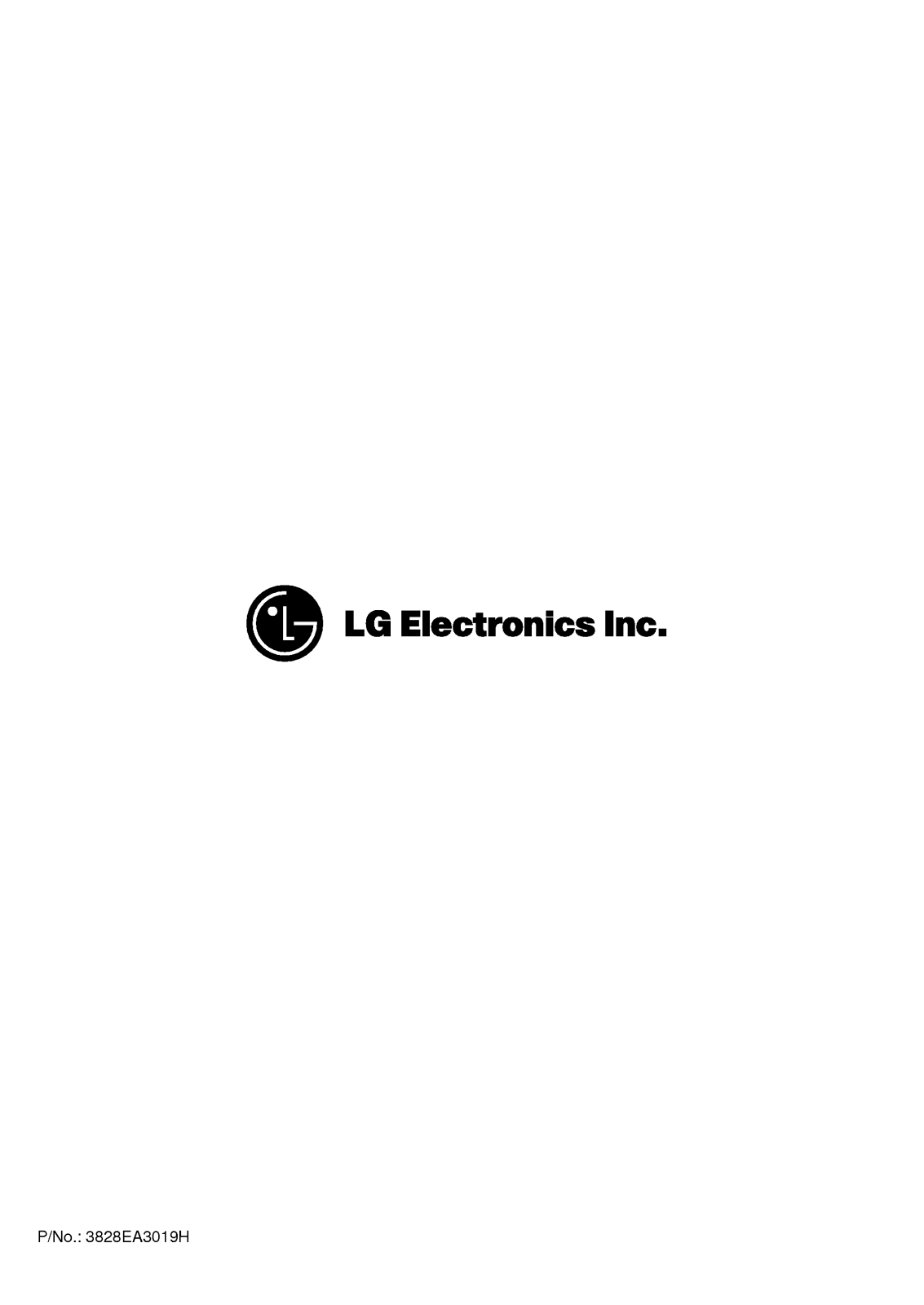 LG WF-T8519TE User Manual