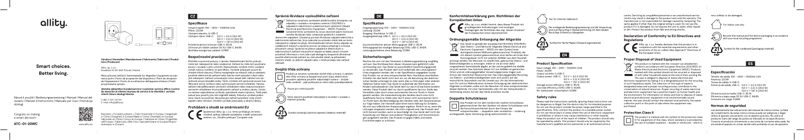 allity ATC-01-20WC User guide - ManualMachine.com