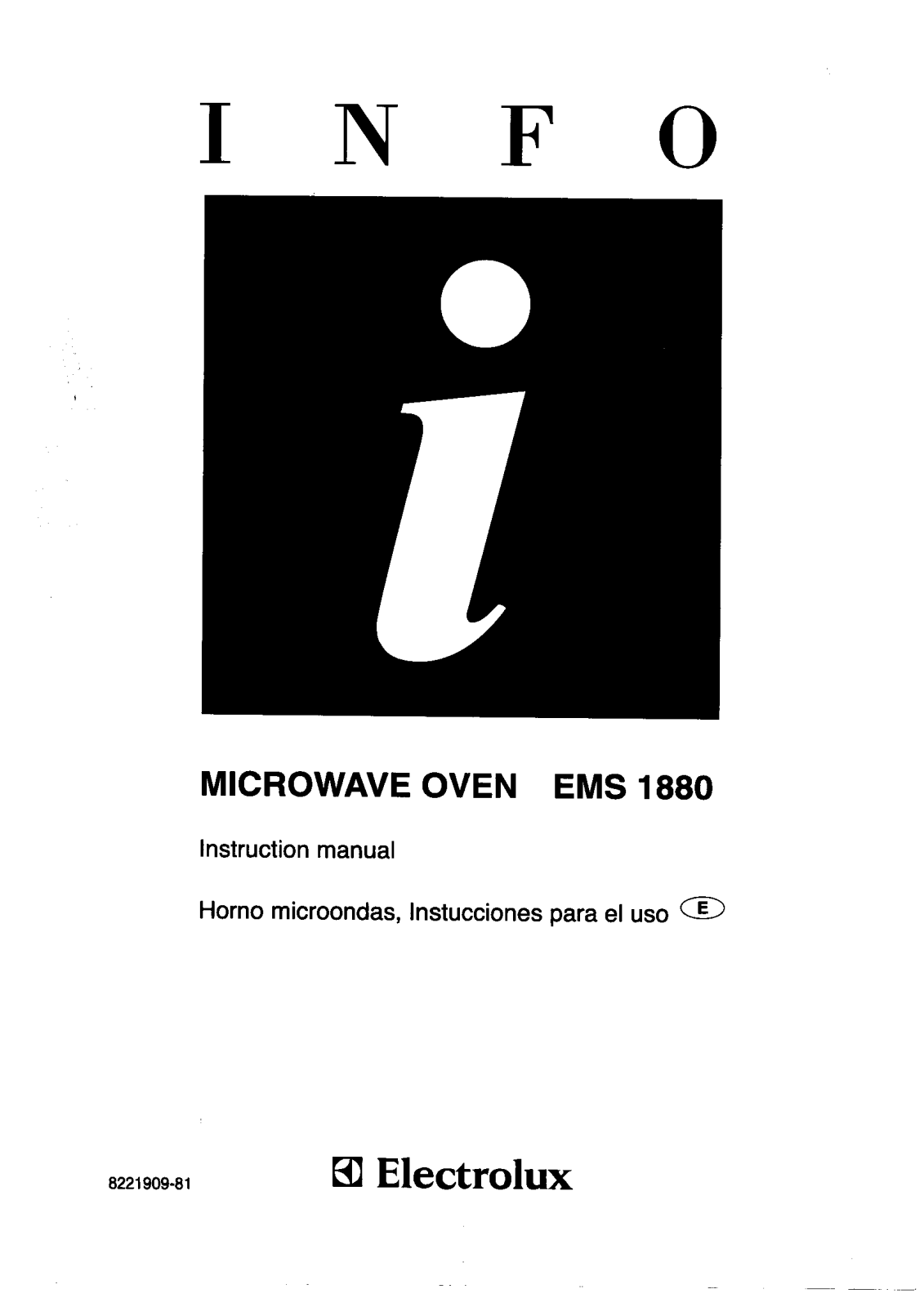 AEG-Electrolux EMS1880 User Manual