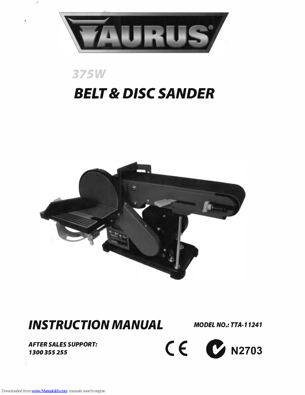 Taurus TTA-11241 Instruction Manual