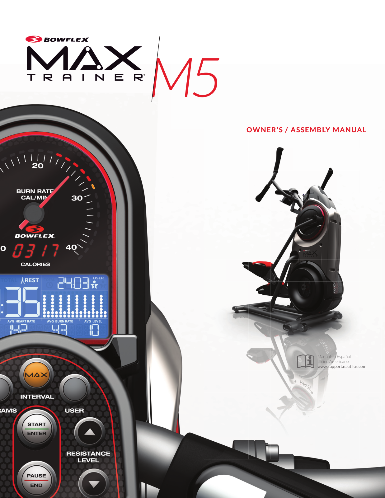 Bowflex MAX Trainer M5 User Manual