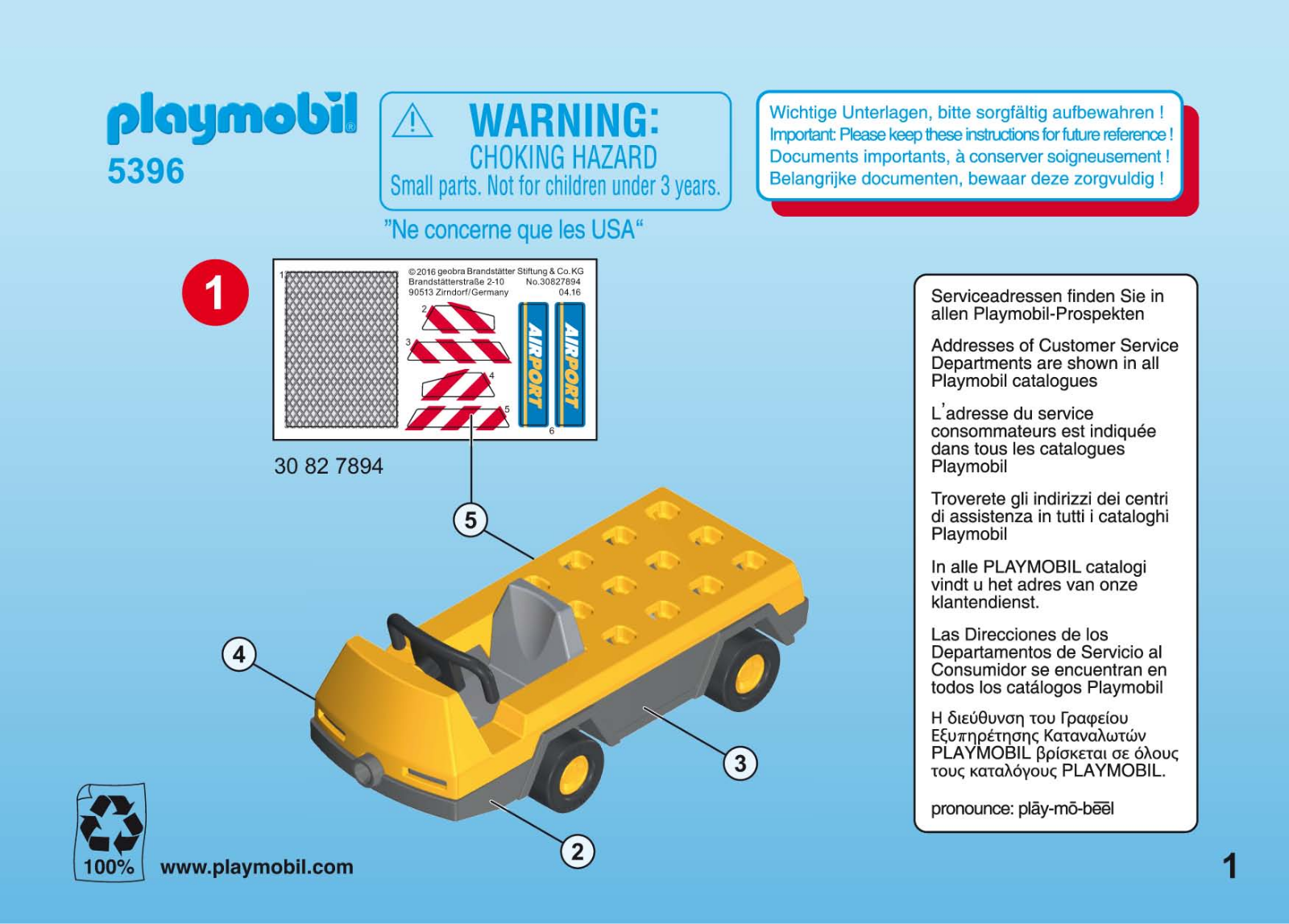 Playmobil 5396 Instructions