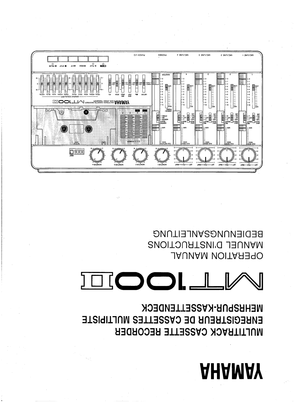 Yamaha Audio MT100II User Manual