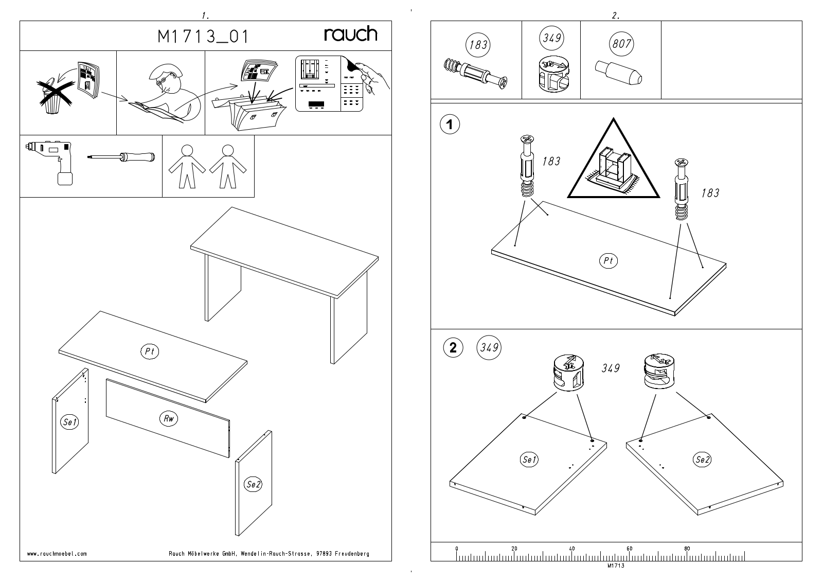 rauch M1713 Assembly instructions - ManualMachine.com