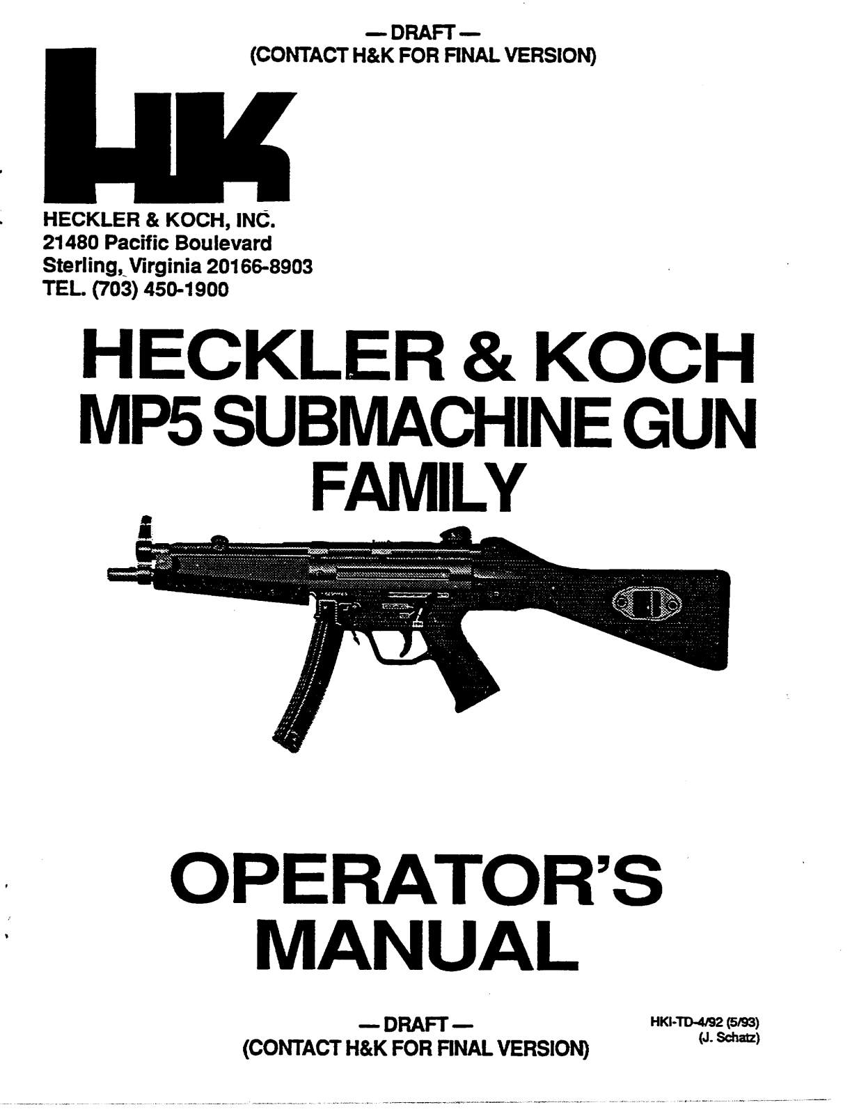 hk mp5 User Guide