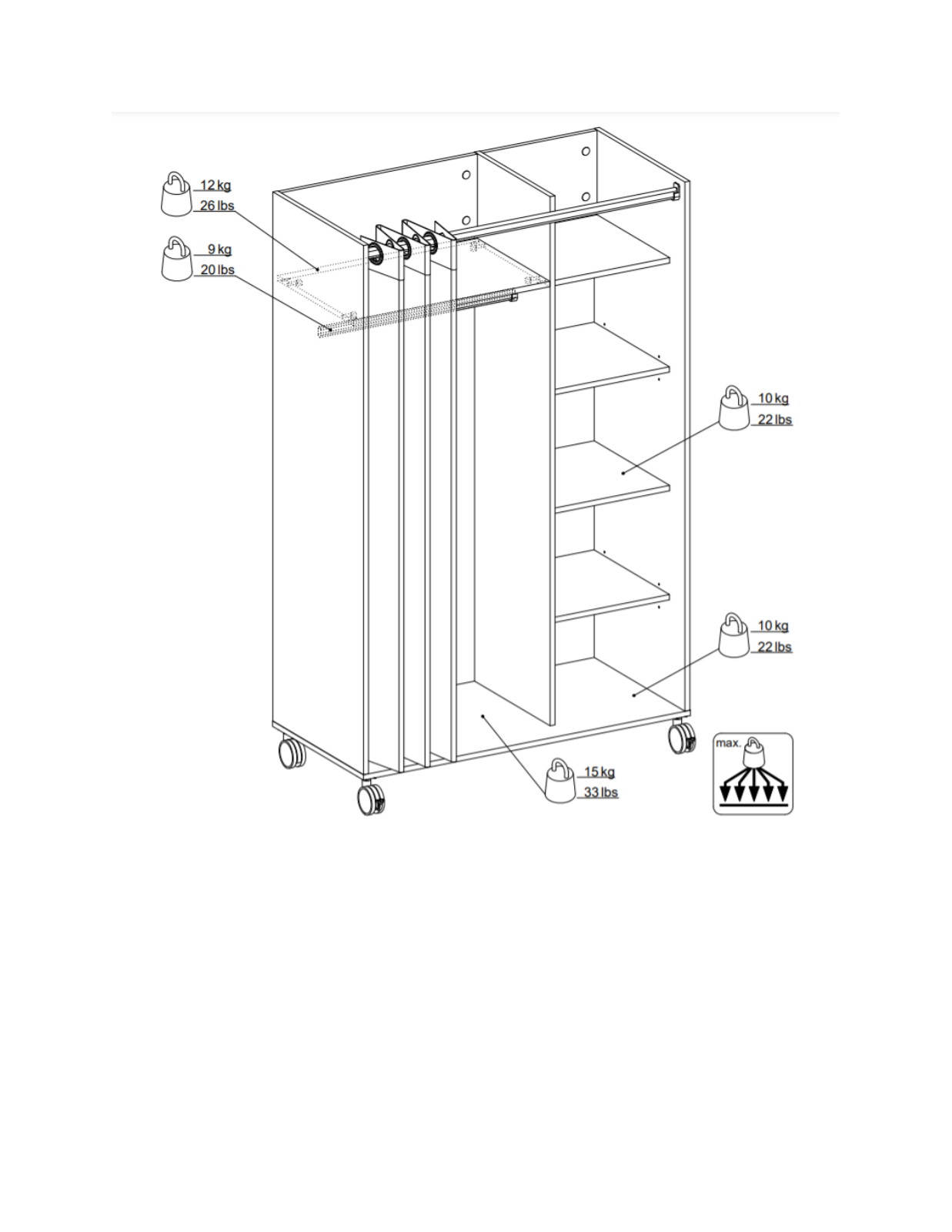 Dotted Line™ W004416045 Dimensions - ManualMachine.com