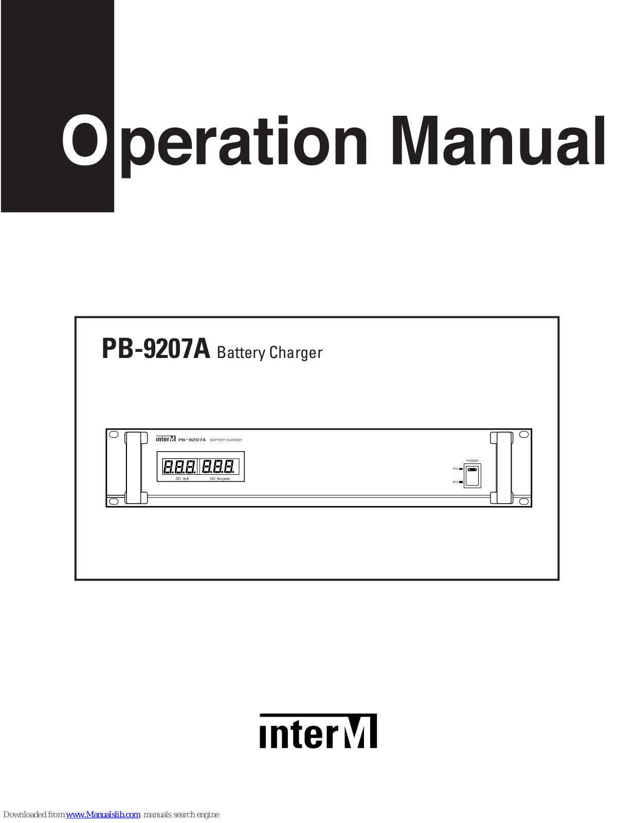 Inter-m PB-9207A Operation Manual - ManualMachine.com