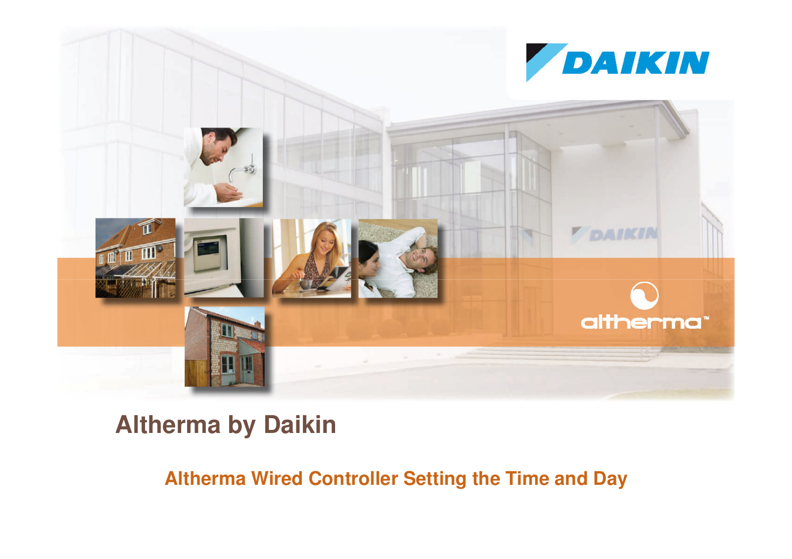 Daikin ARC448A1 Setting the Time and Day