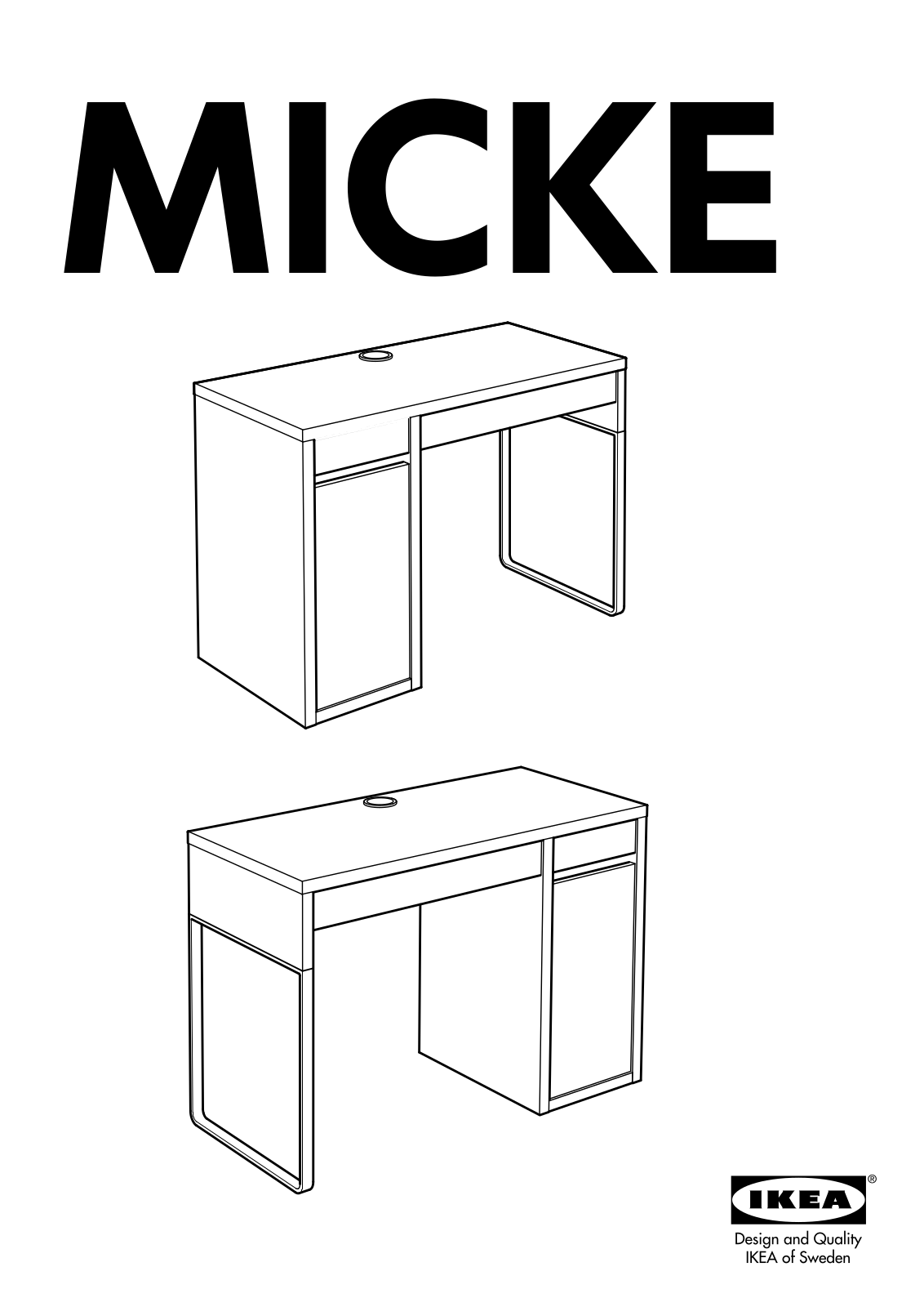 IKEA MICKE User Manual