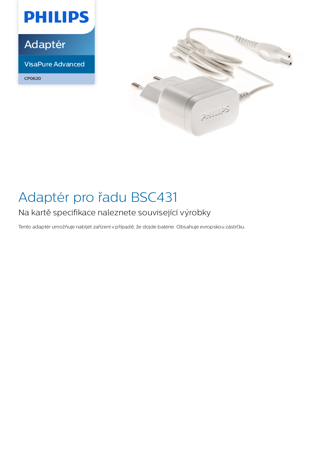 Philips CP0620/01 product specification sheet - ManualMachine.com