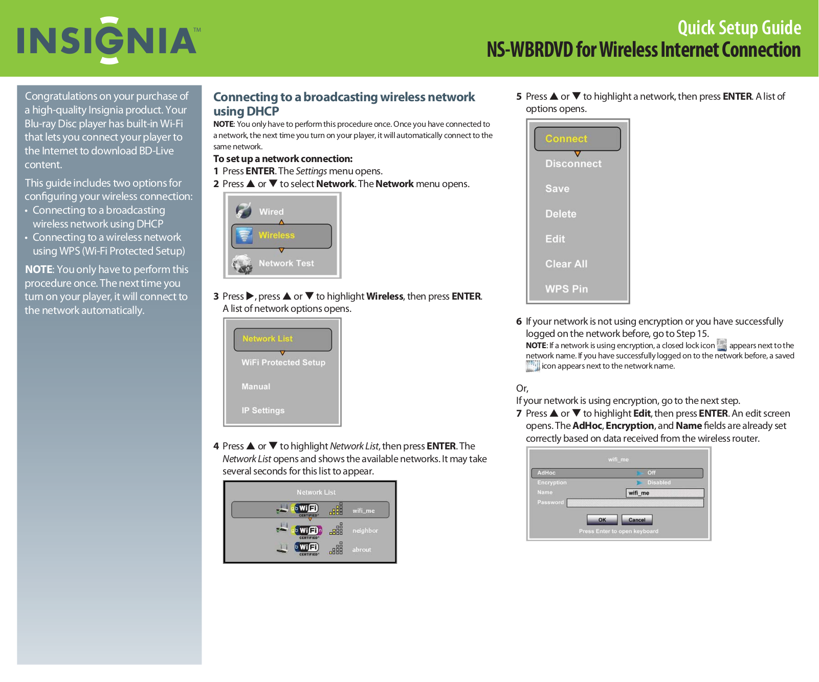 Insignia 09-0929 User Manual