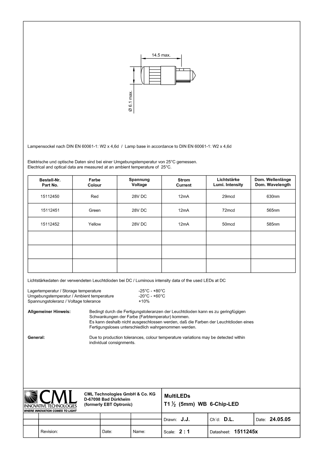 CML D-67098 Service Manual