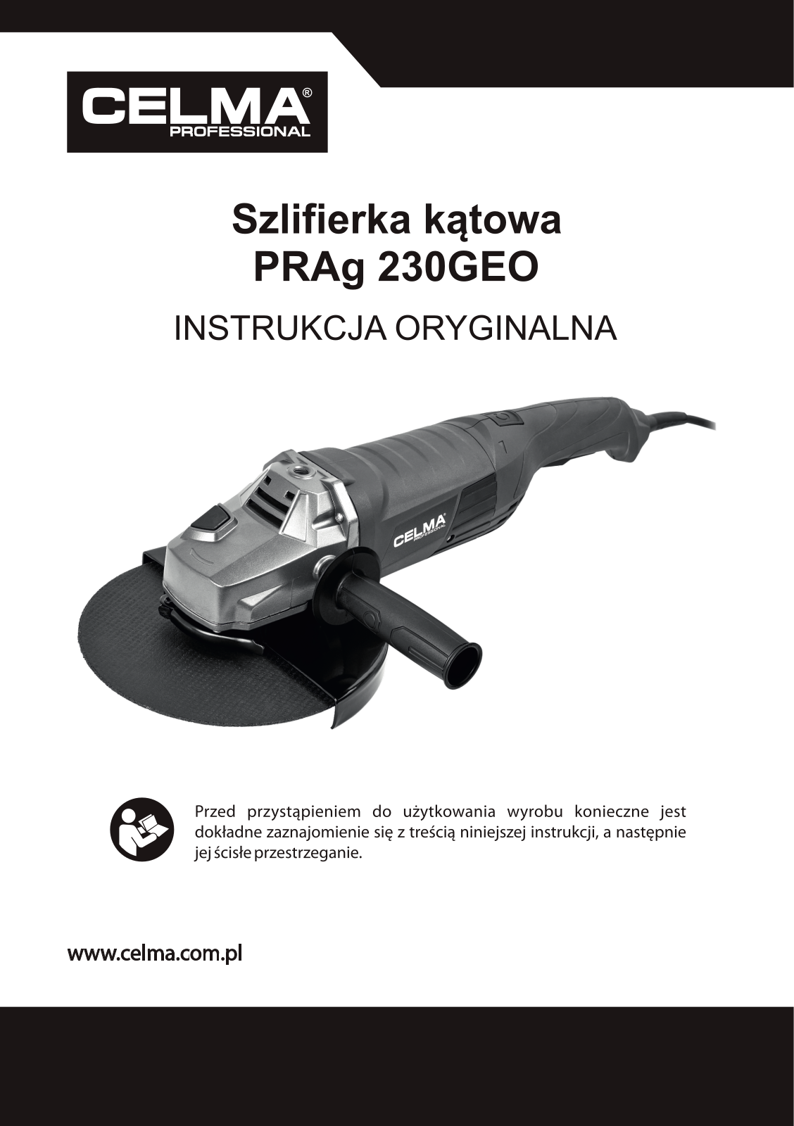 CELMA PROFESSIONAL PRAg 230GEO User guide - ManualMachine.com