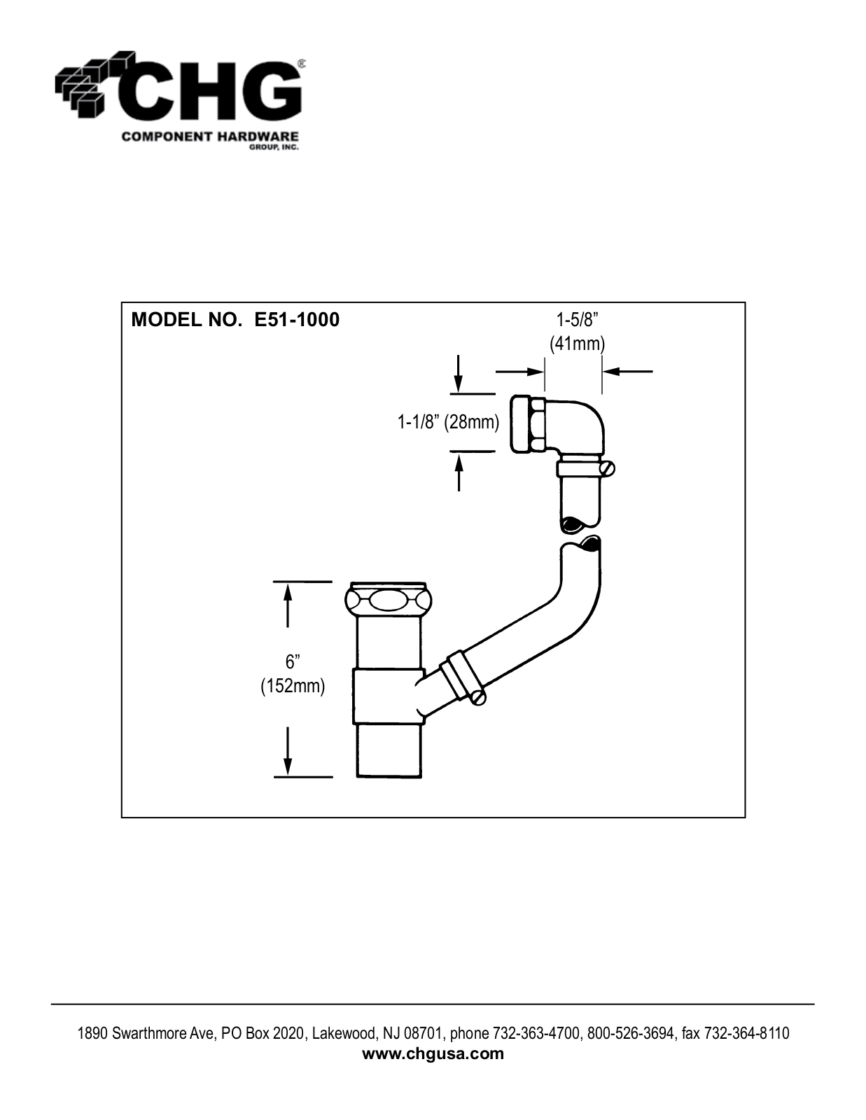 Component Hardware E511000 User Manual