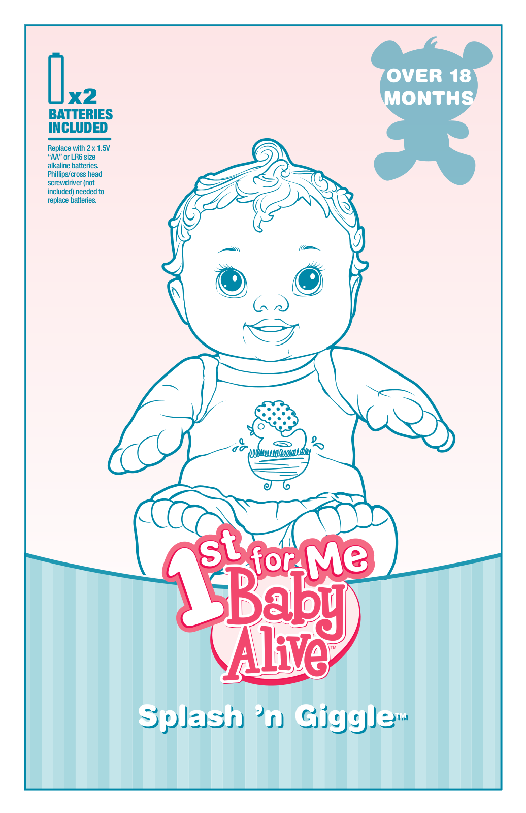 HASBRO Baby Alive 1st for Me Splash'n Giggle 26694 User Manual