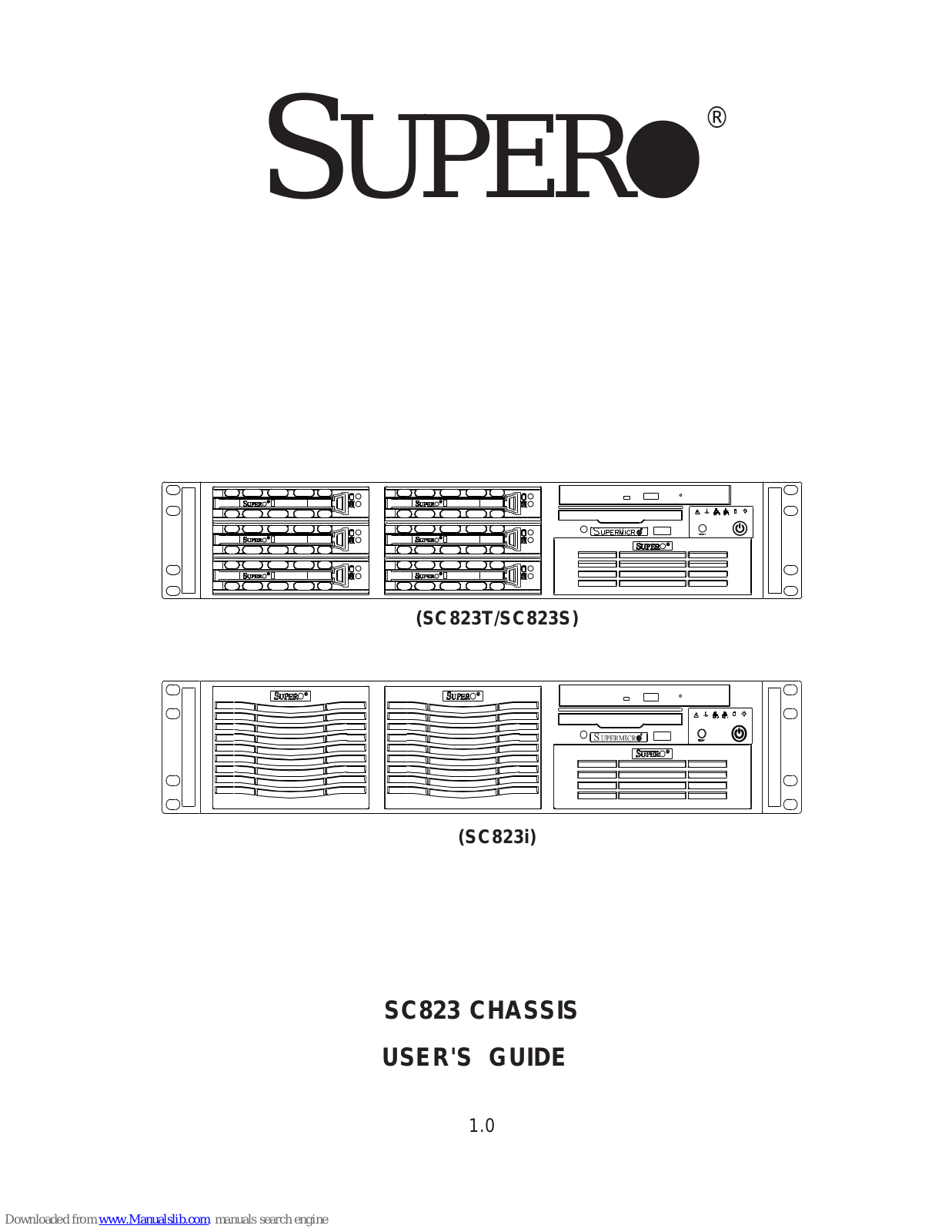 Supero SC823i, SC823T, SC823S User Manual