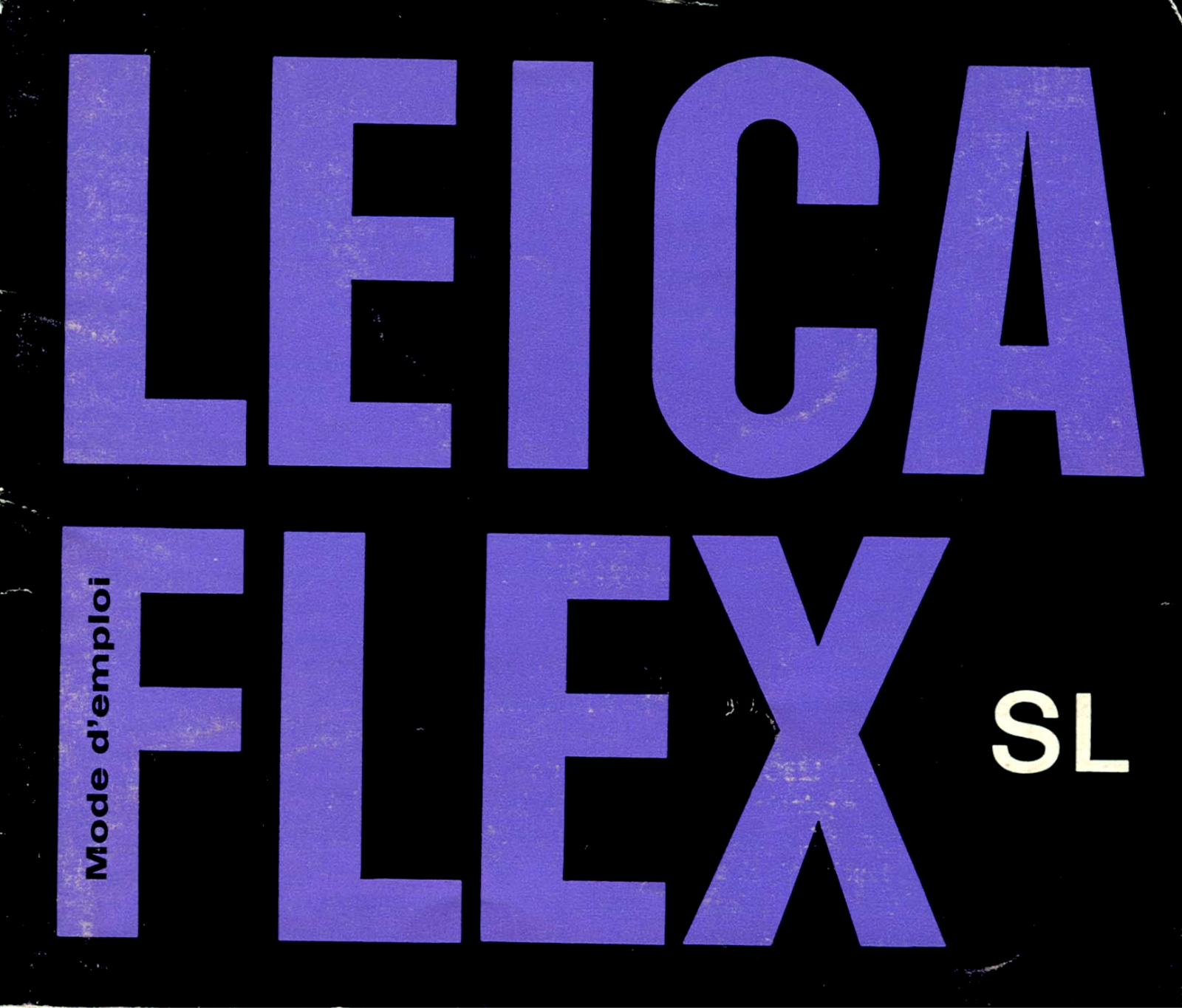 LEICA Leicaflex SL Instruction Manual