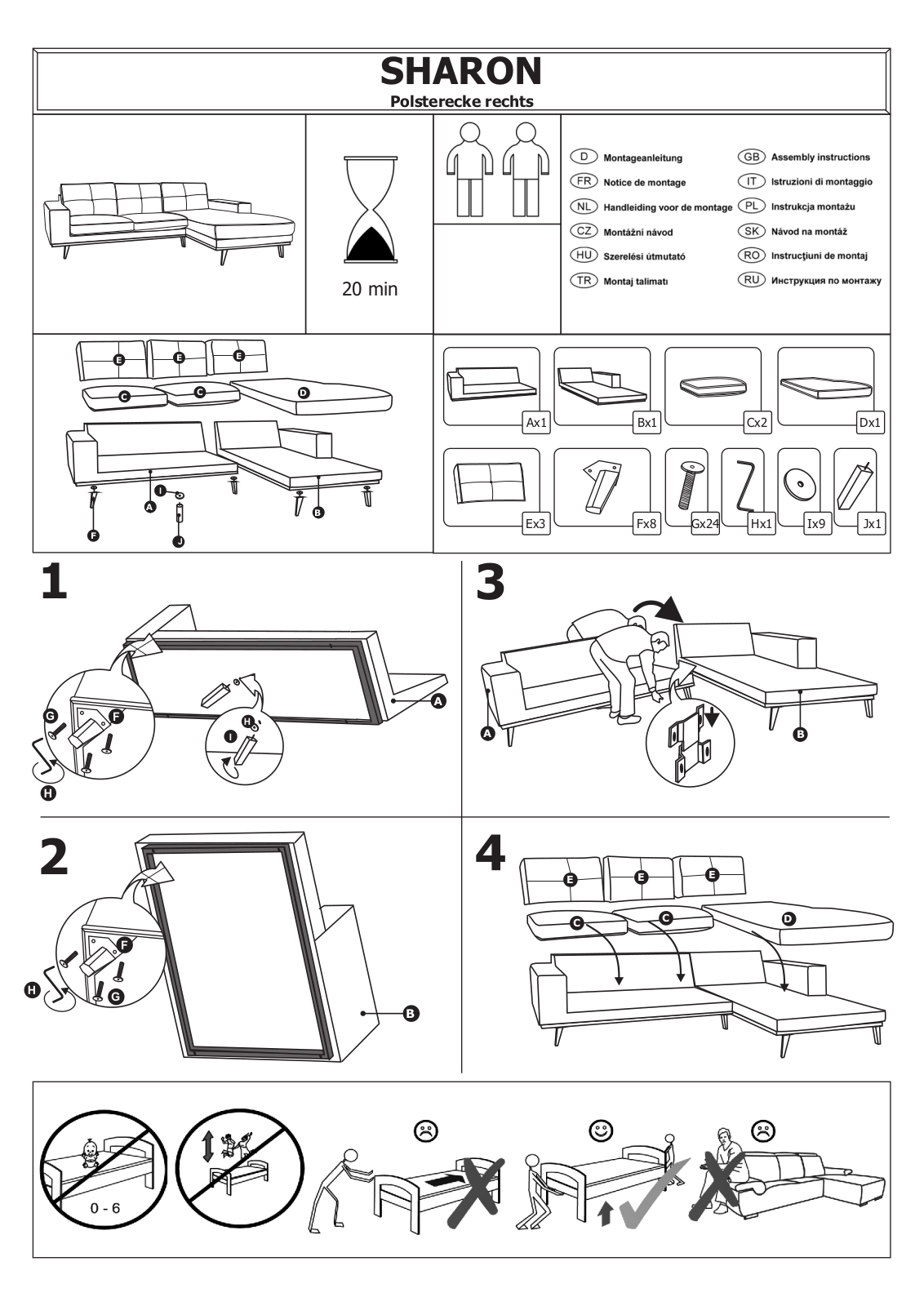 Guido Maria Kretschmer Janis Assembly instructions