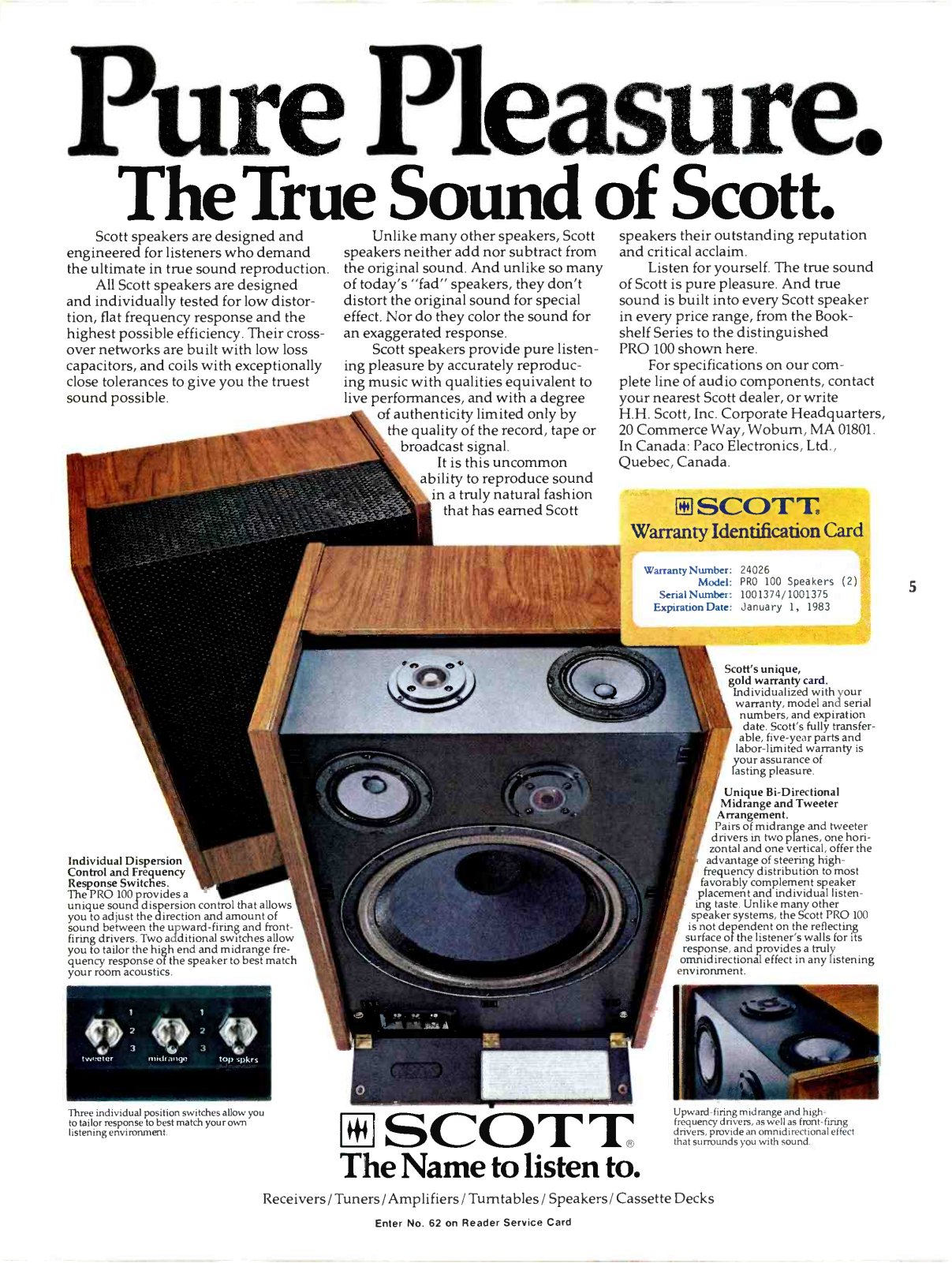 Scott PR-100 User Manual