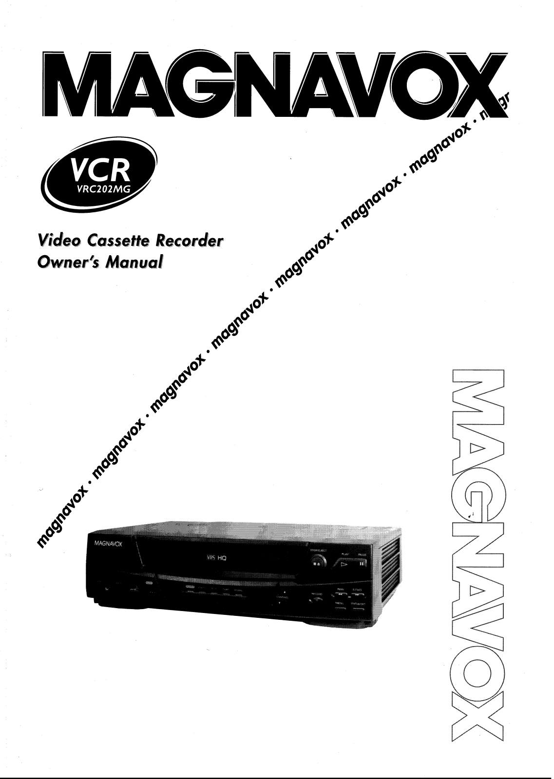 Philips VRC202MG User Manual