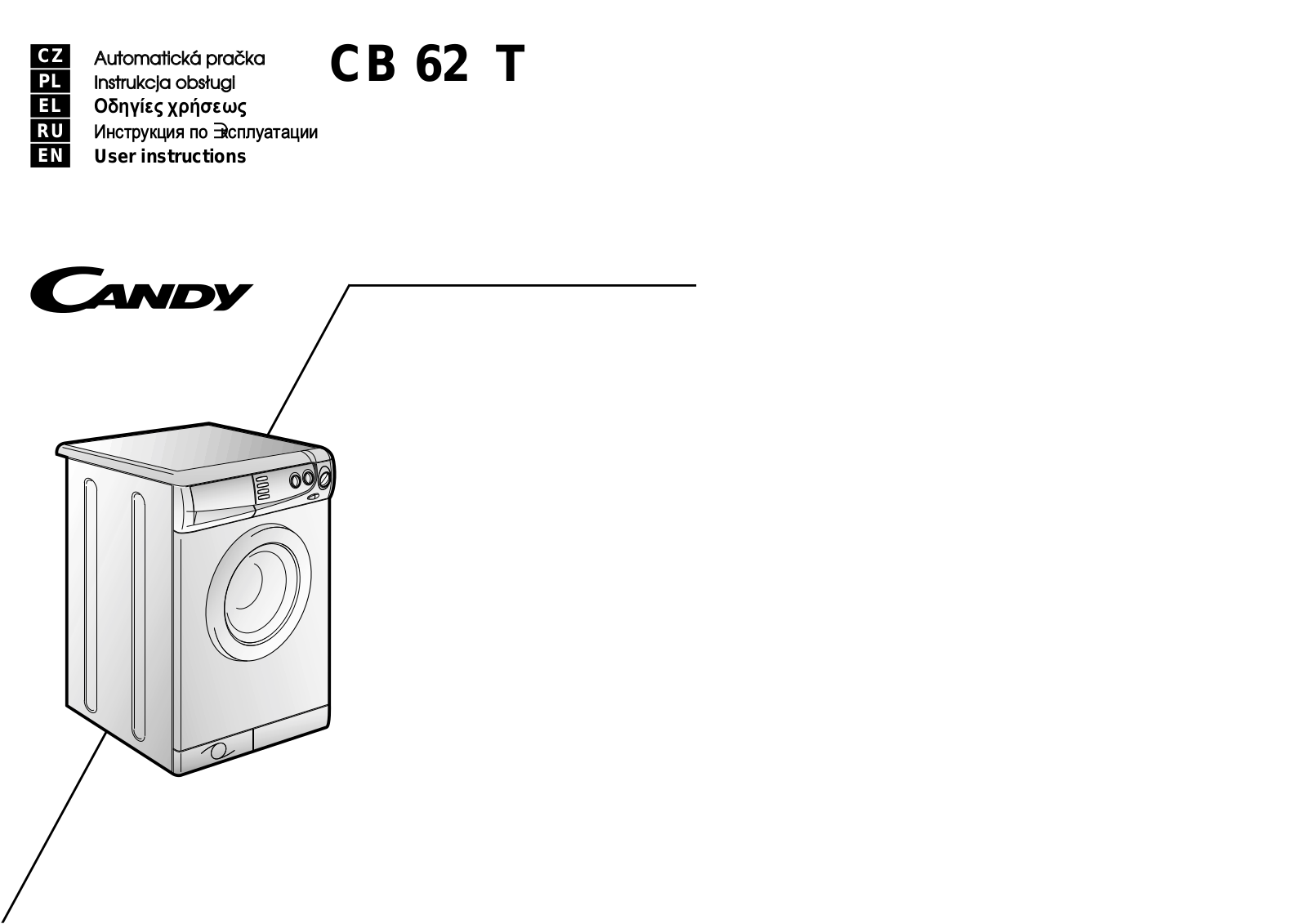 Candy CB 62 T User Manual