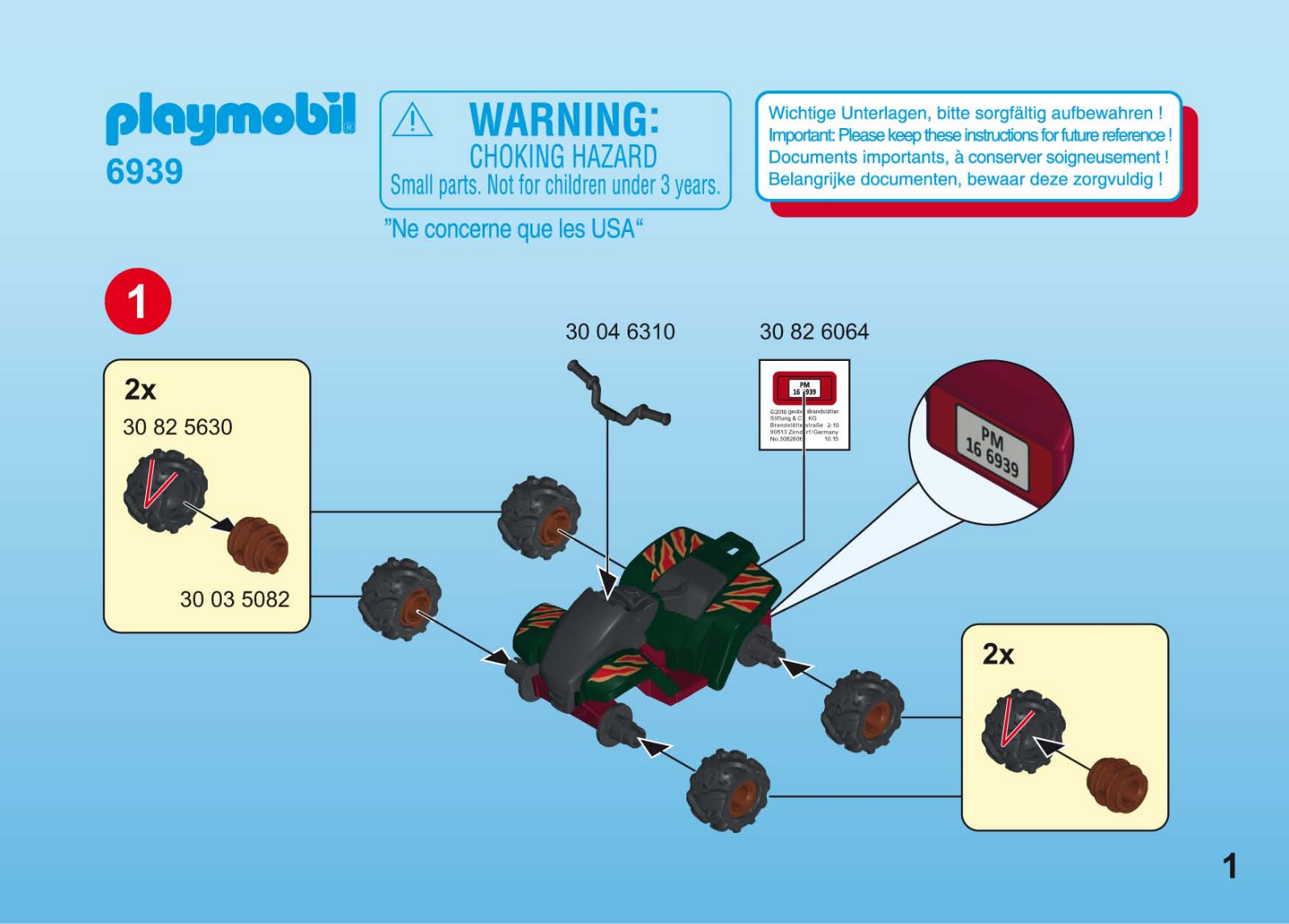 playmobil 6939 Service Manual