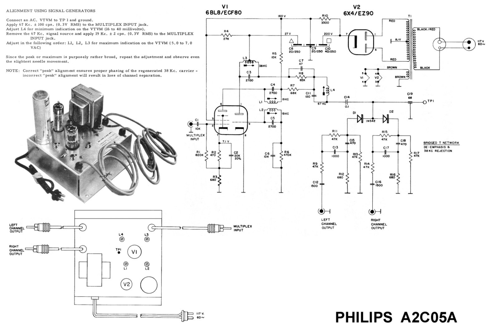 Philips A-2-C-05-A Schematic