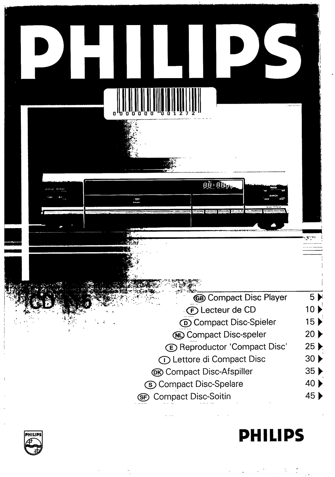 Philips CD115 User Manual