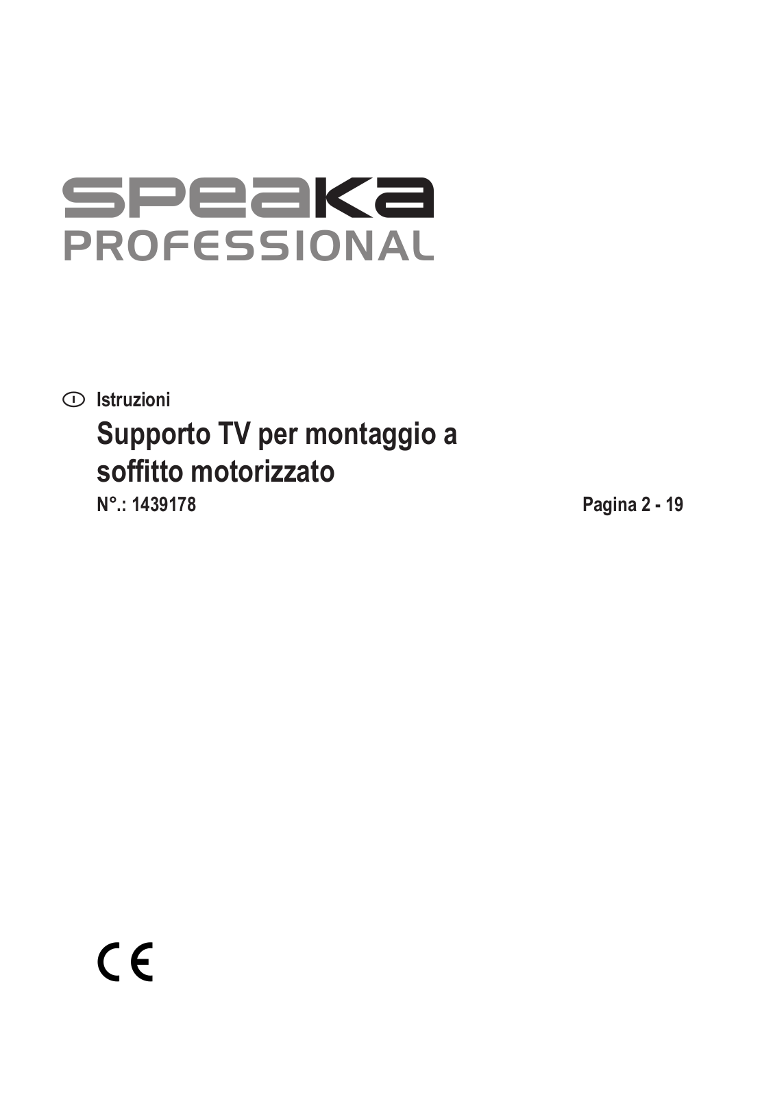 SpeaKa Professional 1439178 Instructions