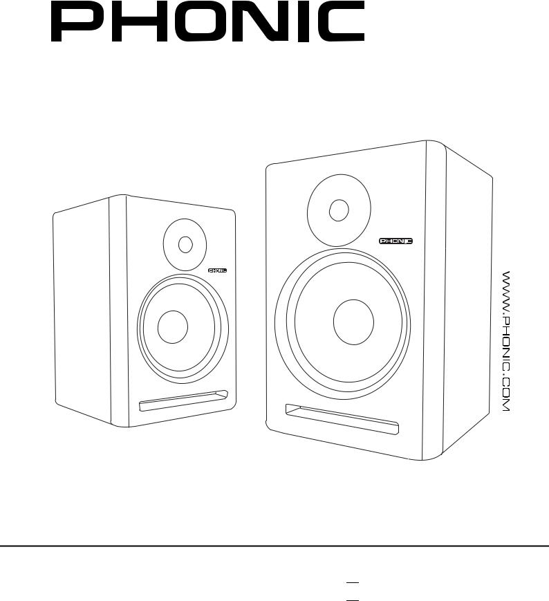 Phonic ACUMEN 6A, ACUMEN 8A User’s Manual