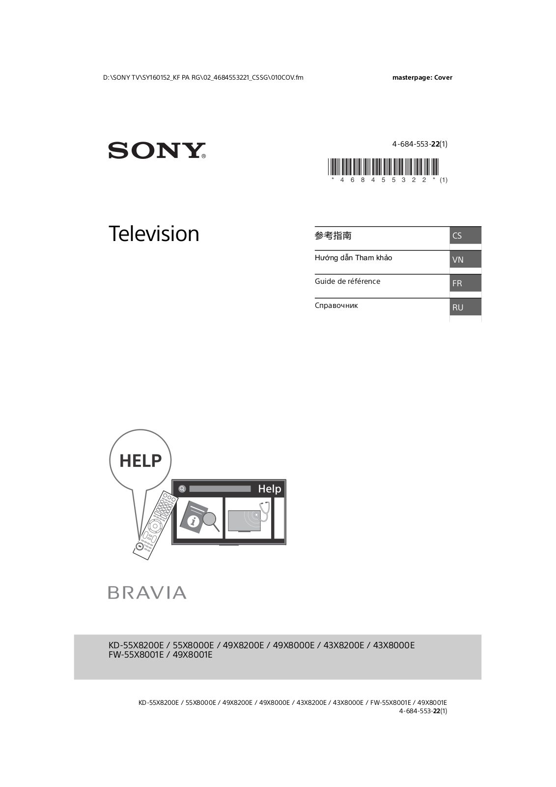 Sony KD-55X8200E Users guide - ManualMachine.com