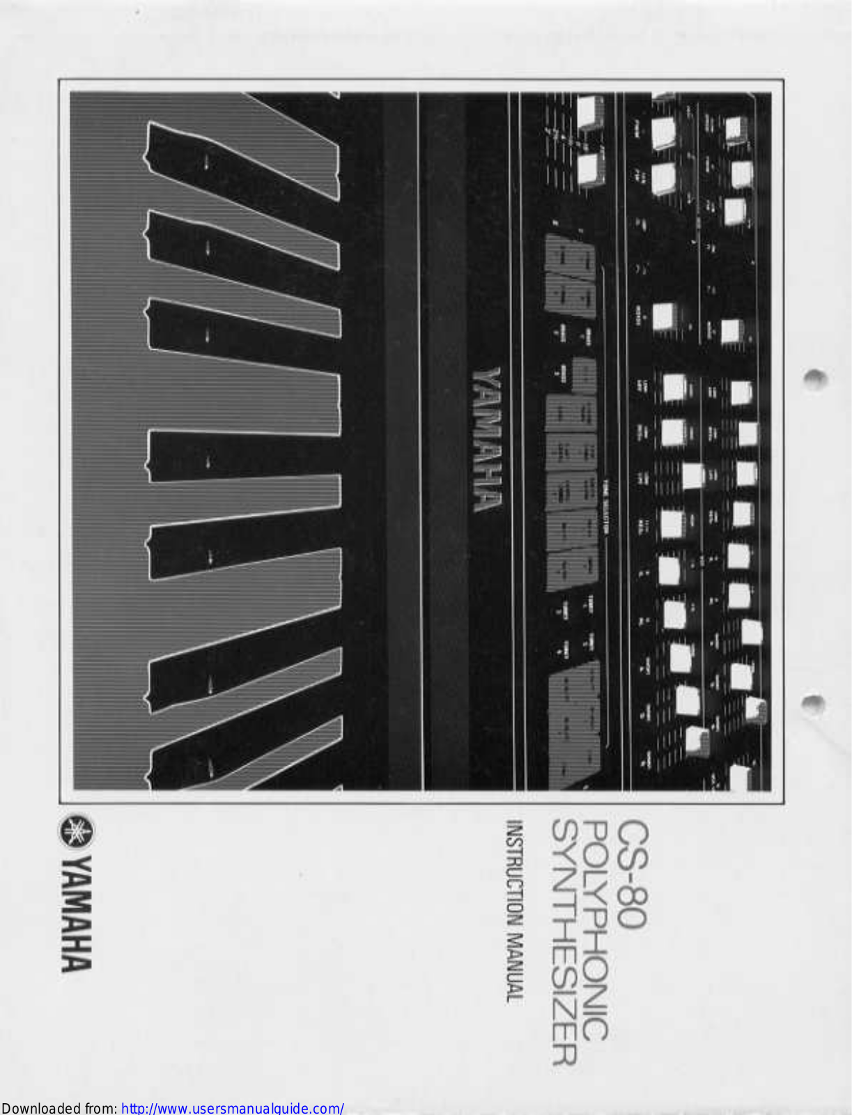 Yamaha Audio CS-80 User Manual