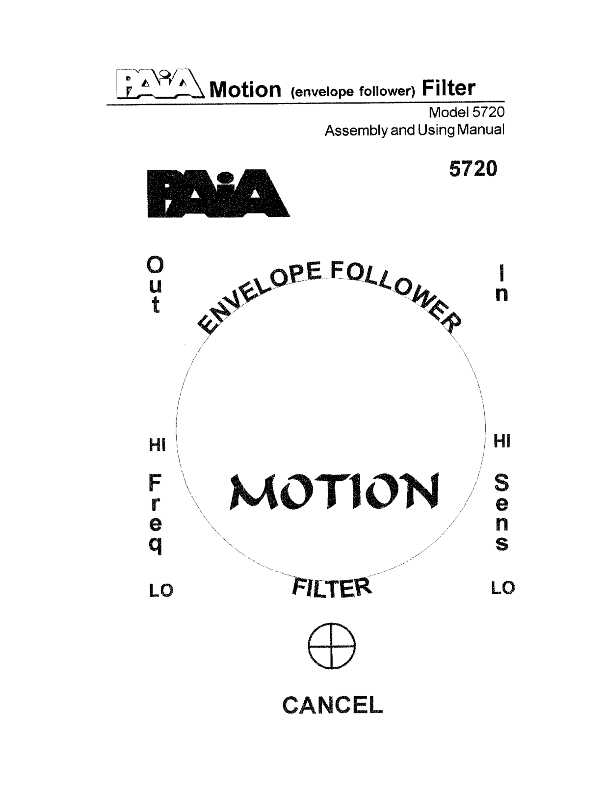 PAiA Electronics 5720 User's Manual