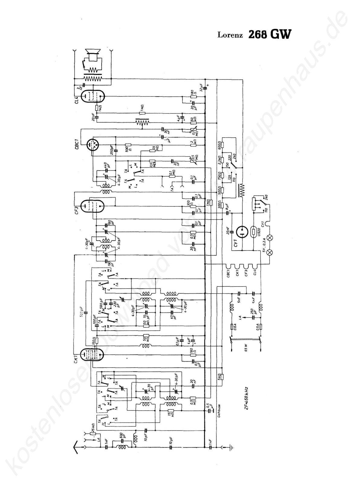 ITT 268GW Schematic - ManualMachine.com