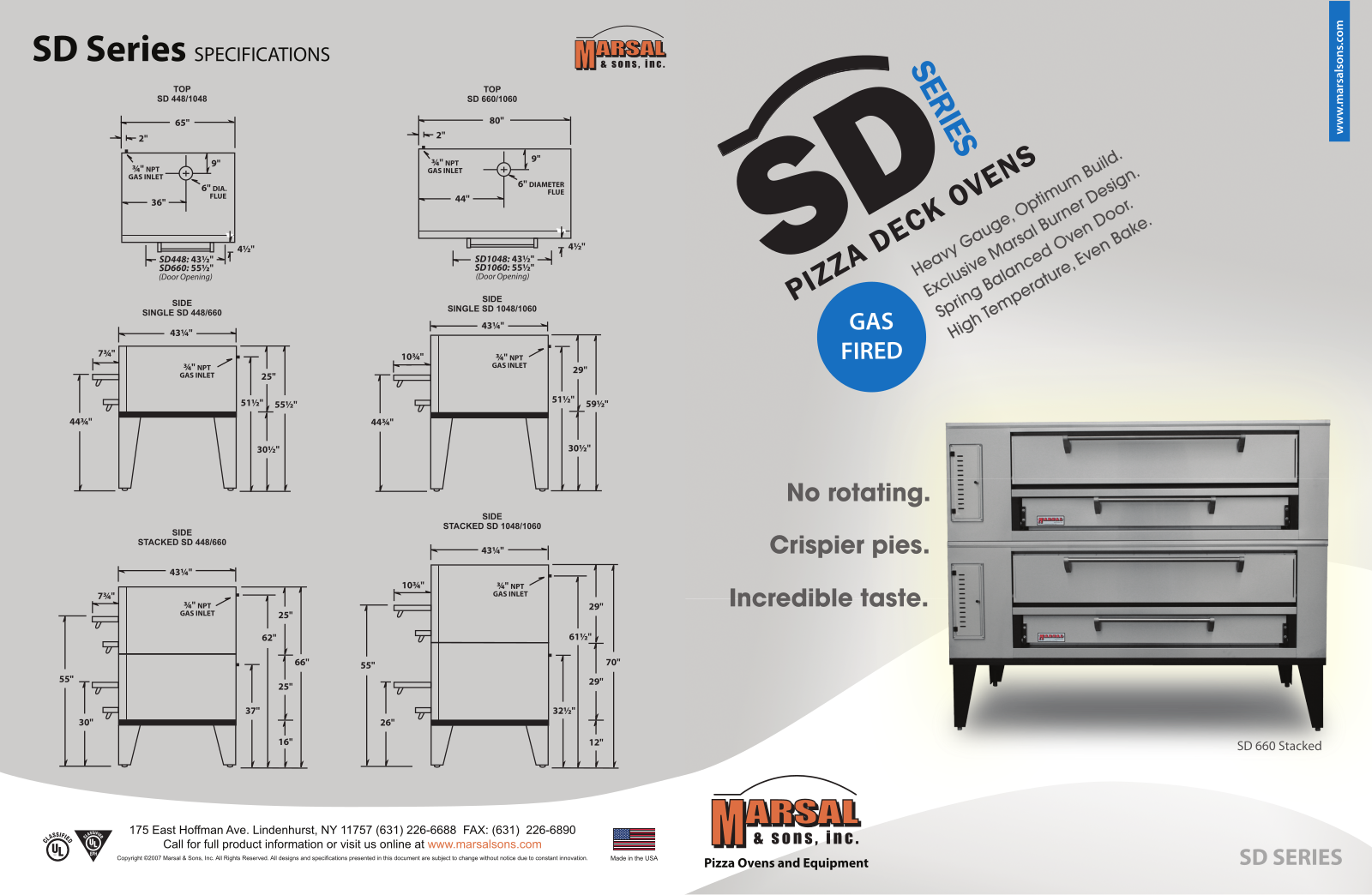 Marsal & Sons SD1060 User Manual