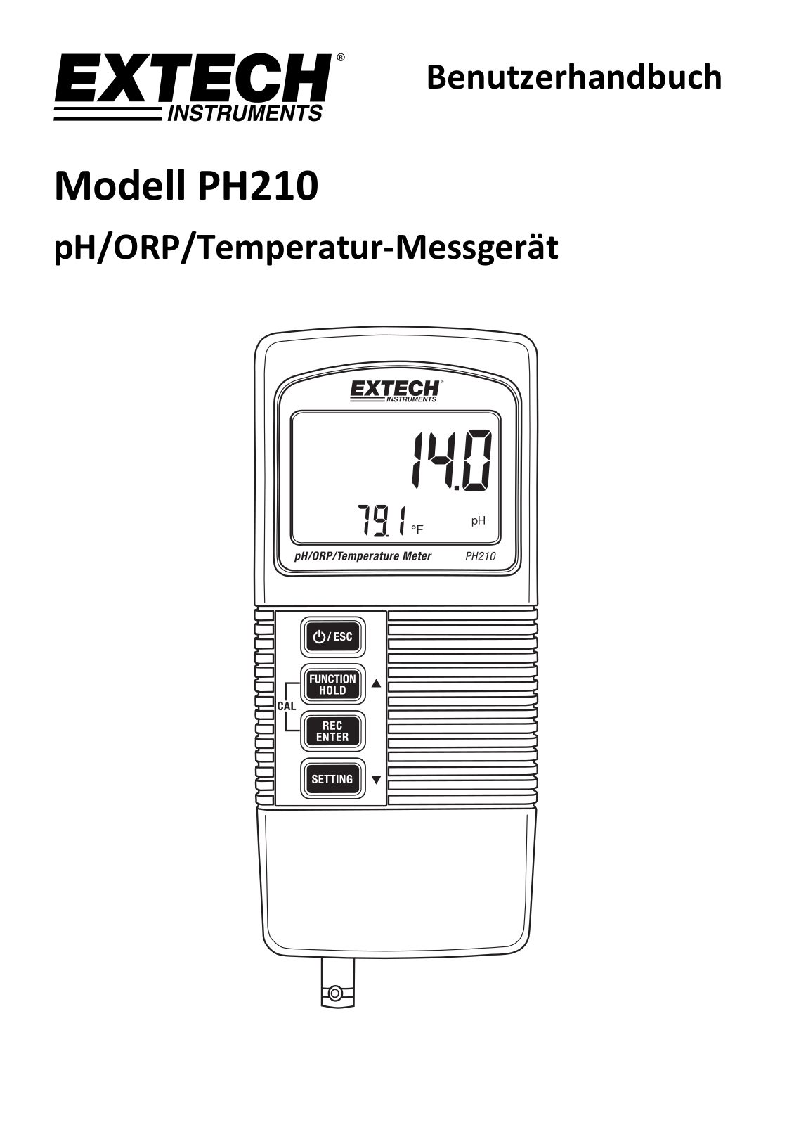 Extech PH210 User Manual