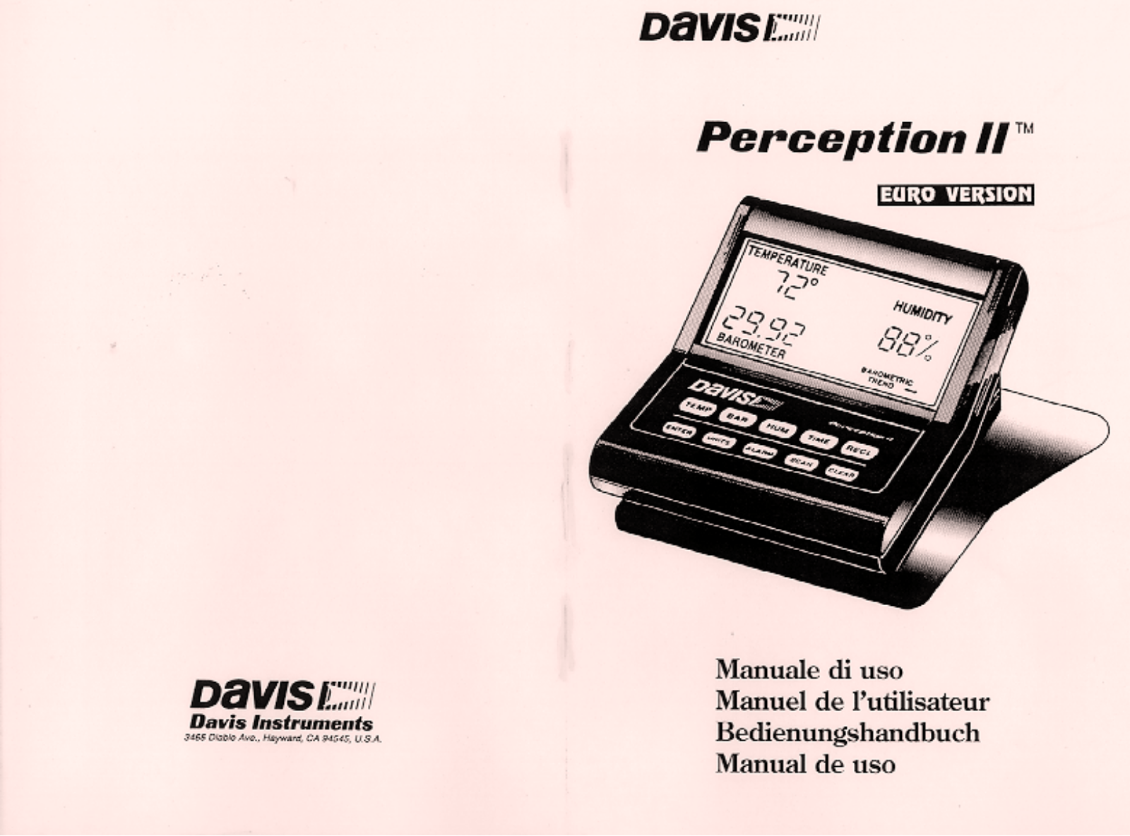 Davis Perception II User's Manual