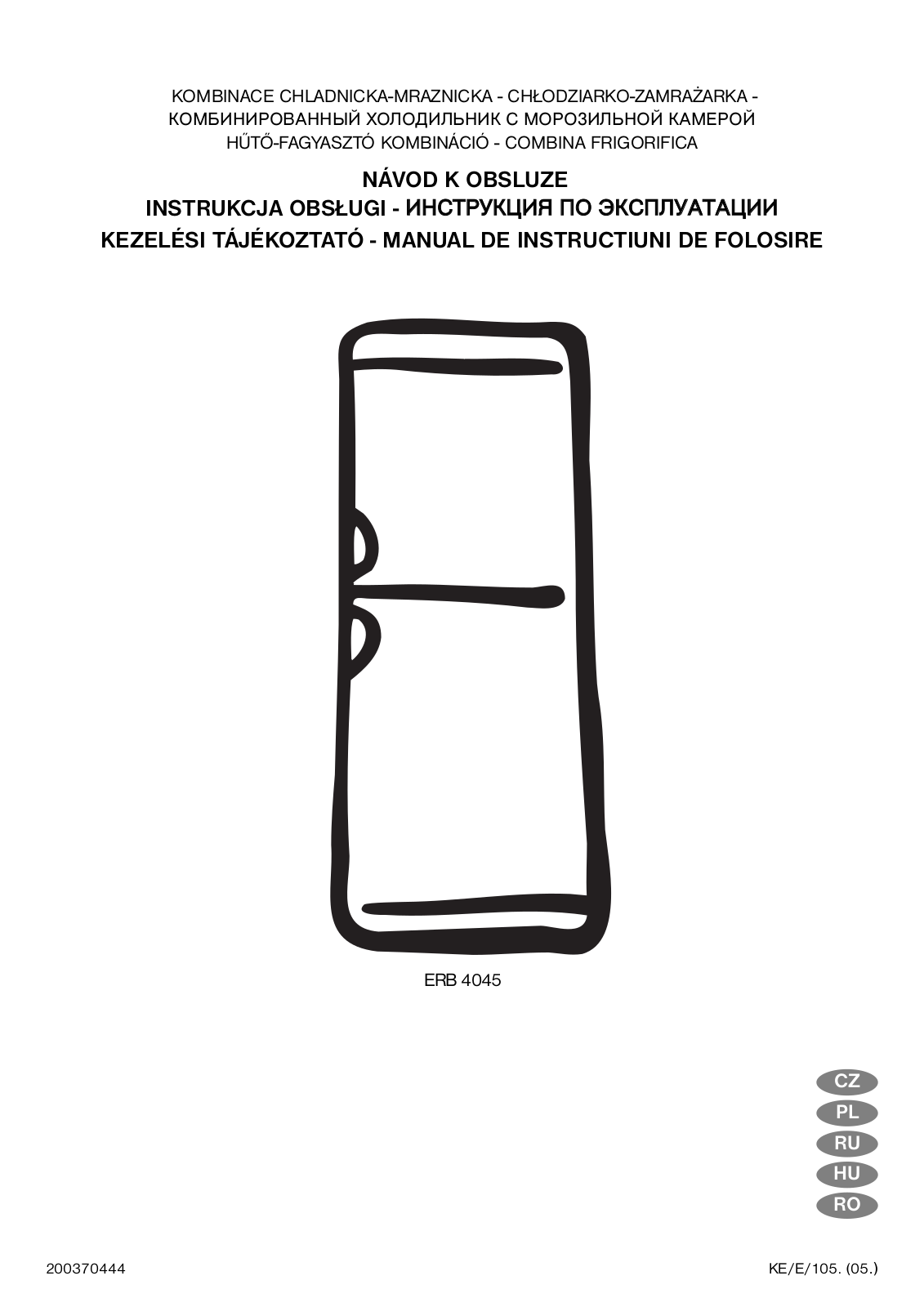 Electrolux ERB 4045 User manual