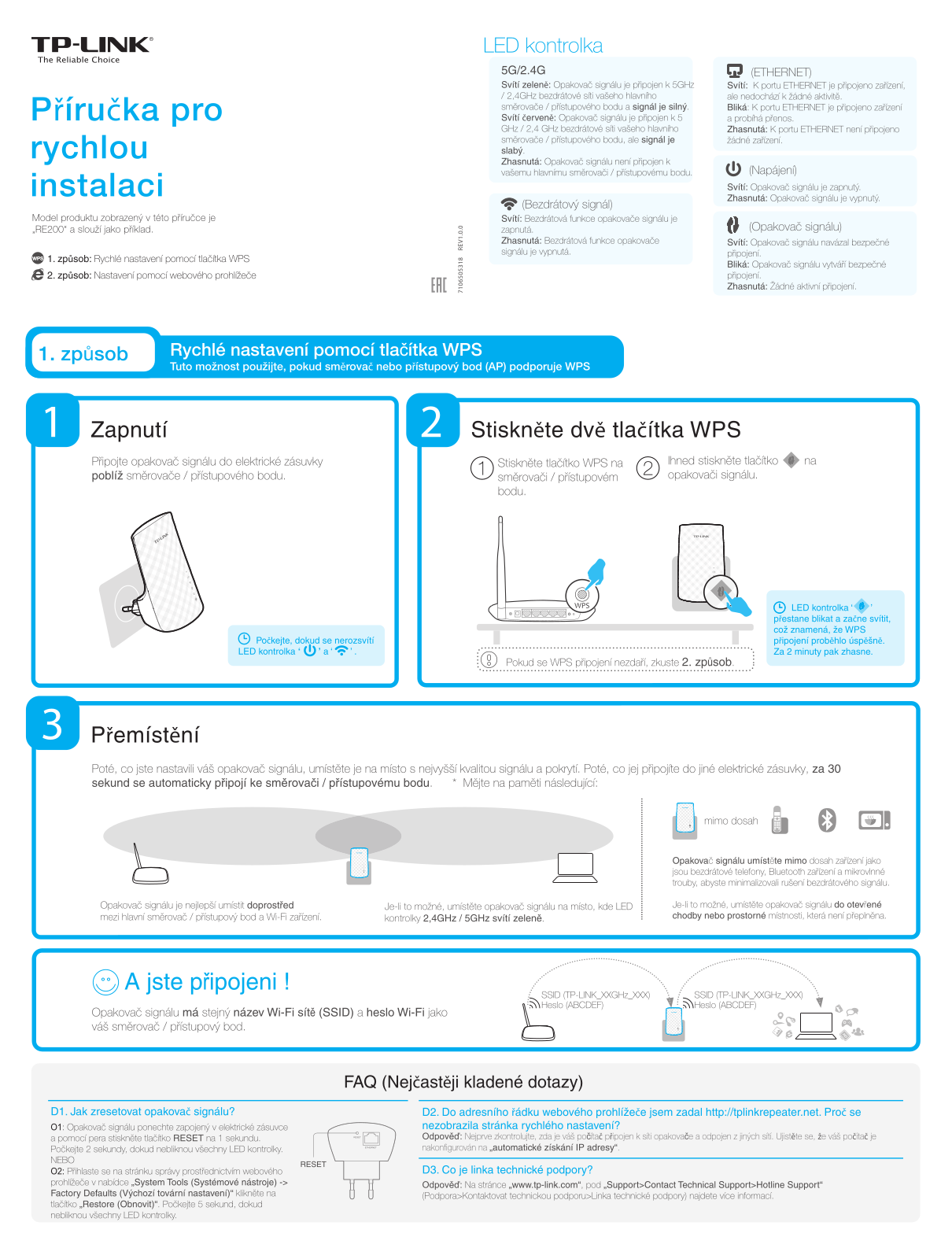 TP-LINK RE200 User guide