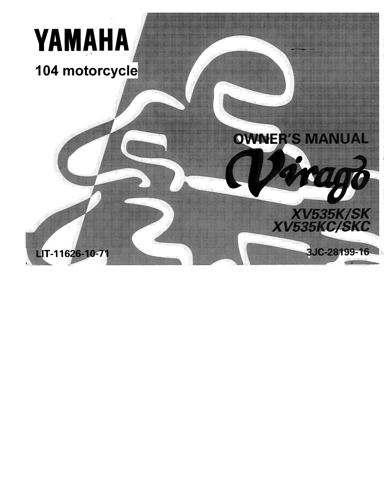 Yamaha VIRAGO 535 User Manual