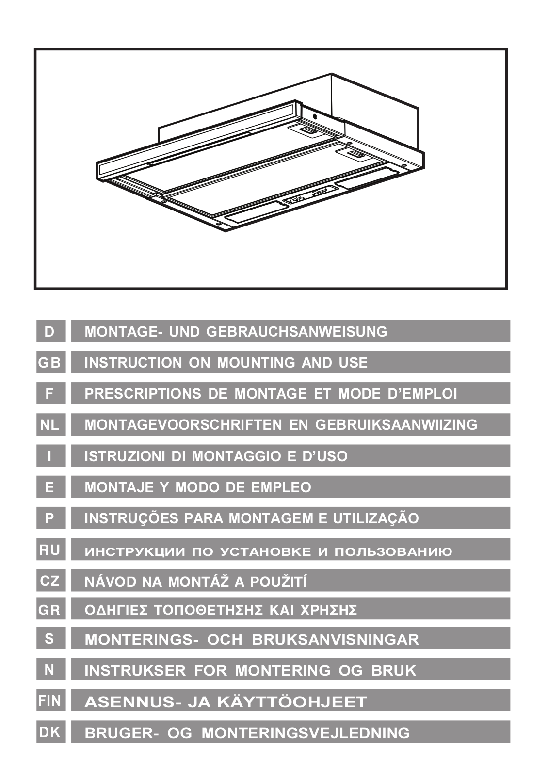 FAGOR AF3-647BNX User Manual