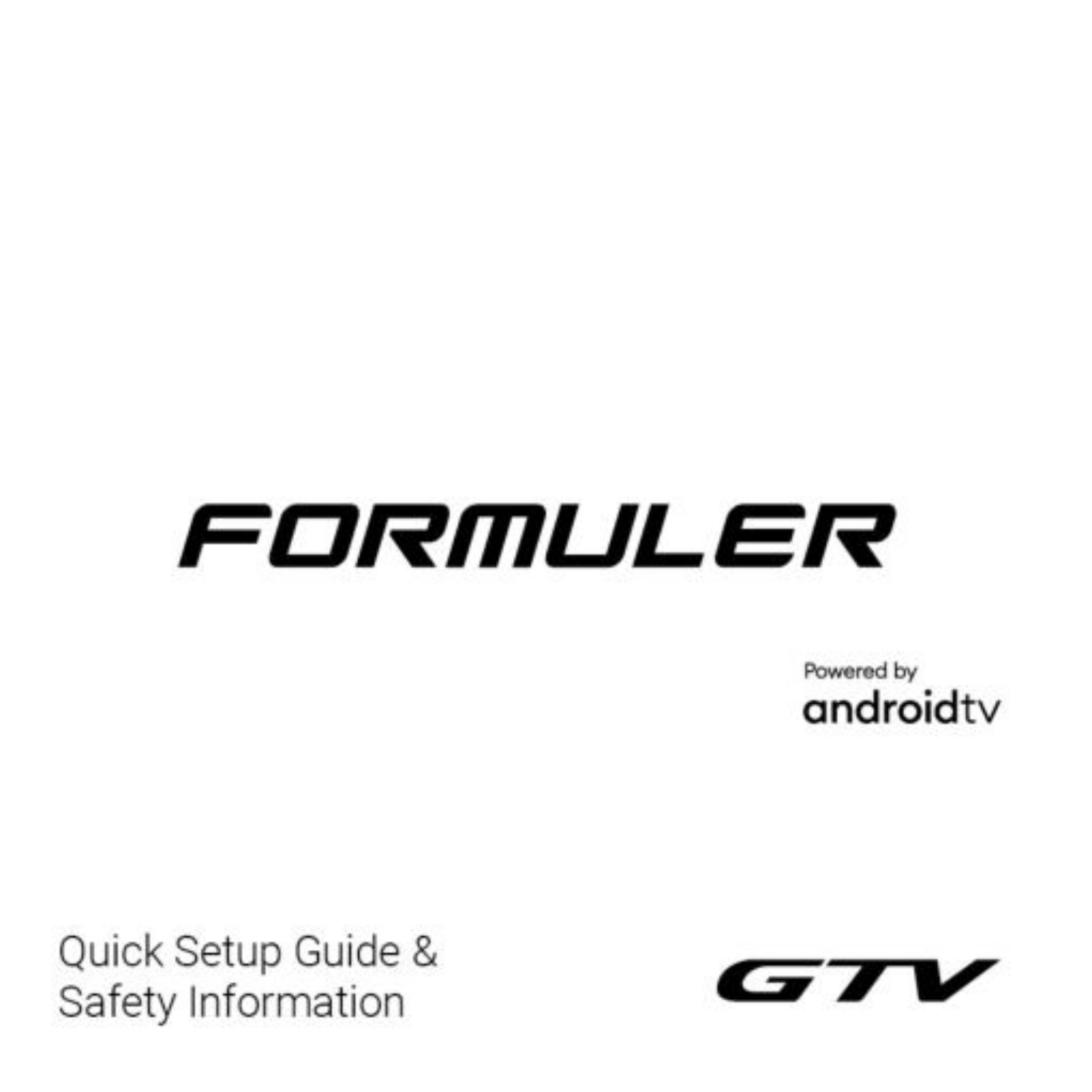 Formuler GTV User guide - ManualMachine.com