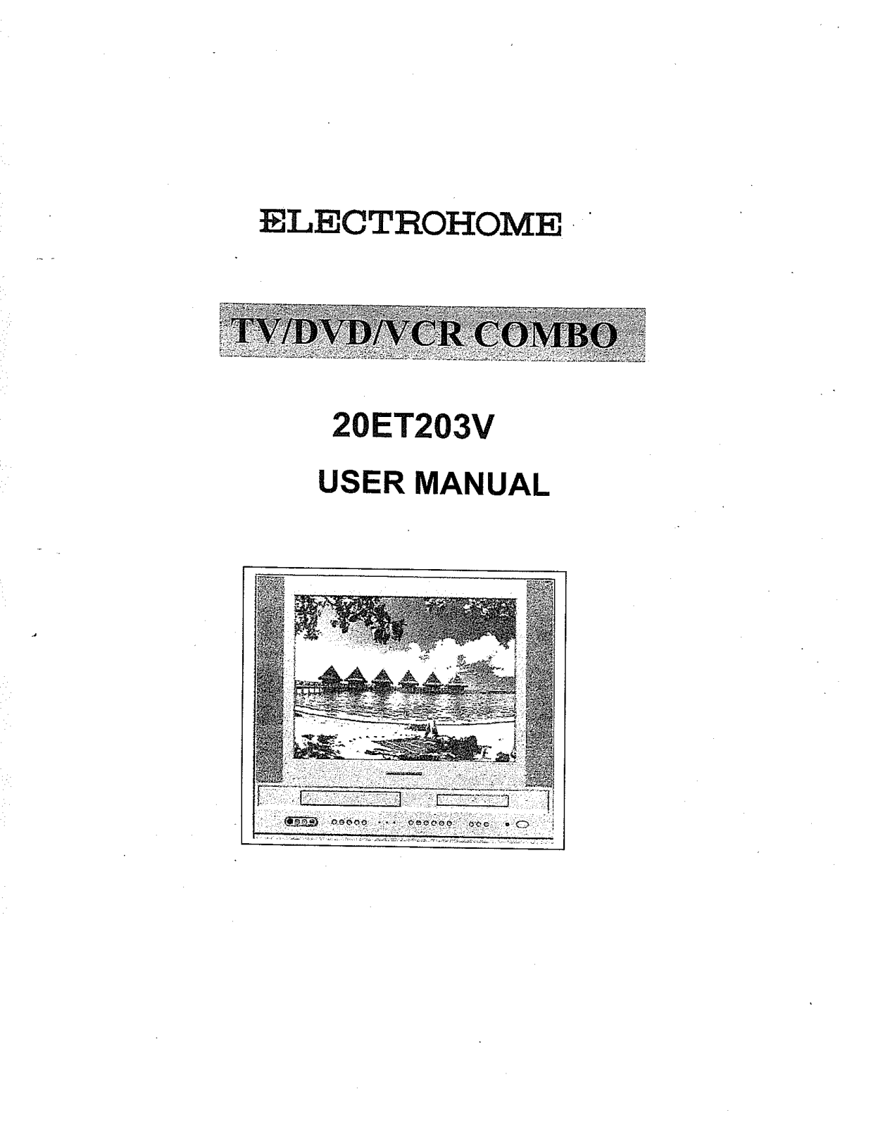 Electrohome 20ET203V User Manual