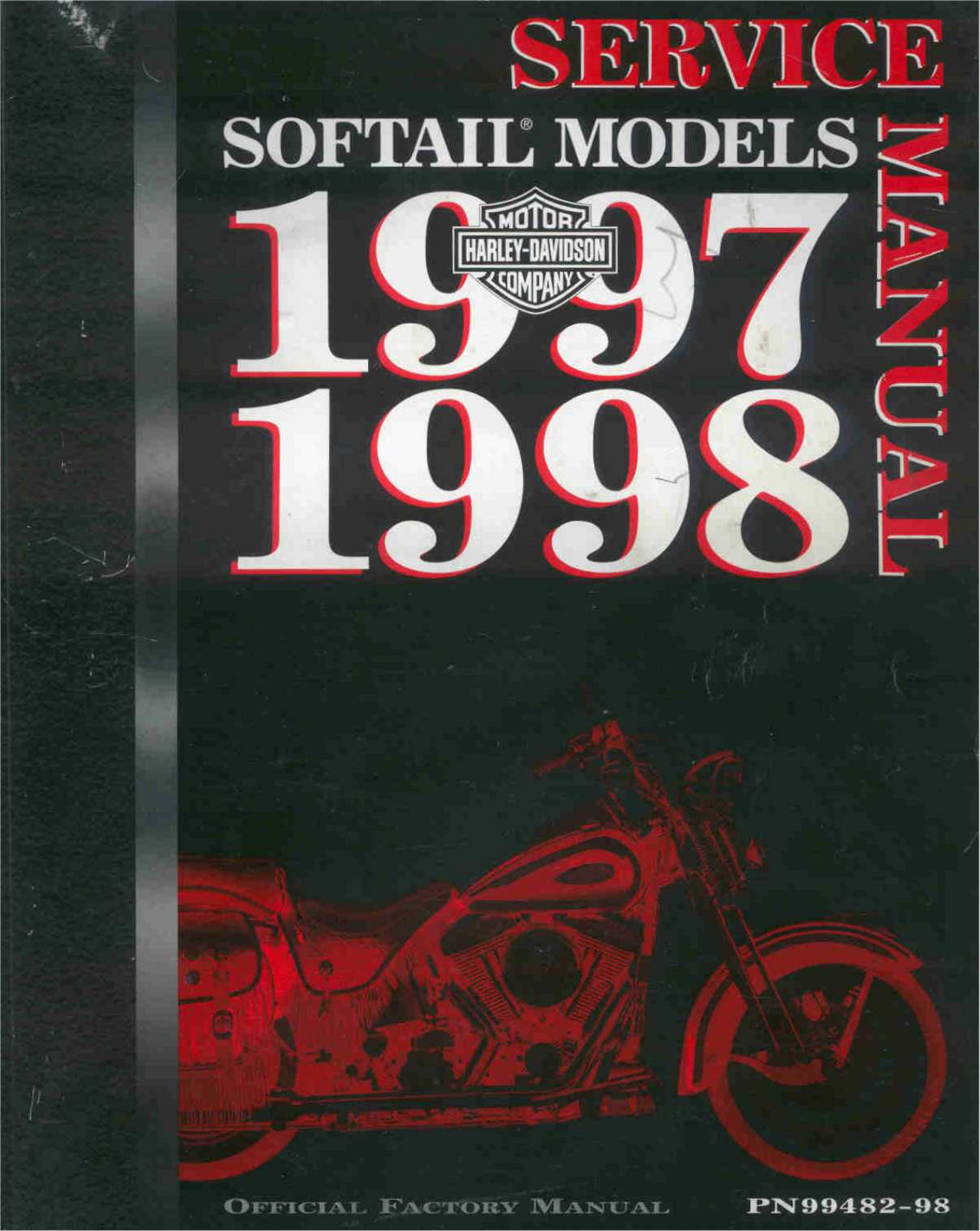 Harley-Davidson softtail 1997-1998 Service manual