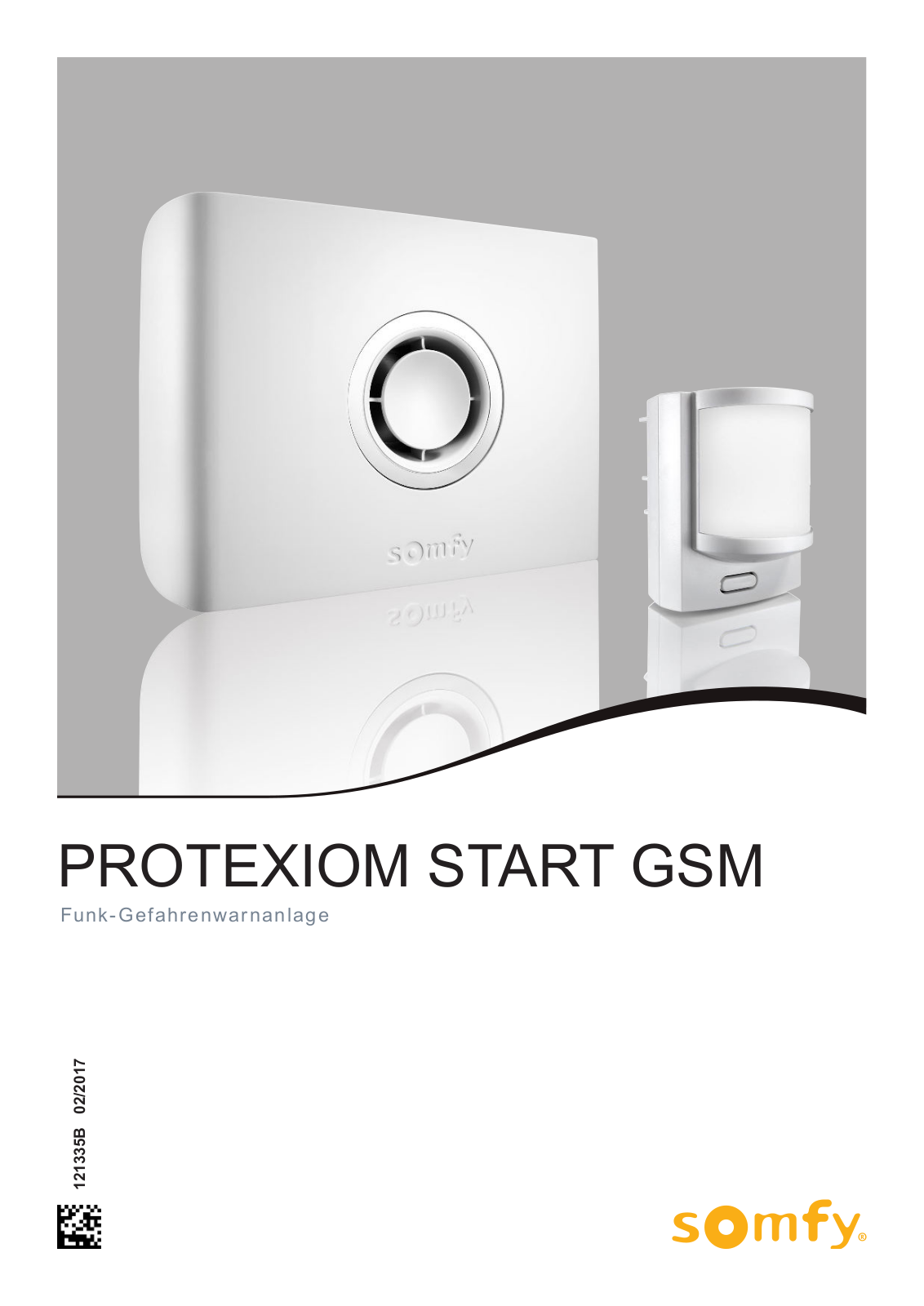 Somfy PROTEXIOM START GSM Operating and installation guide