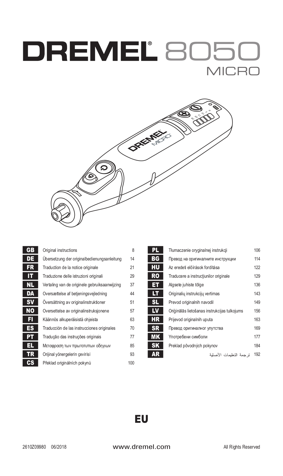DREMEL 8050-35 User guide - ManualMachine.com