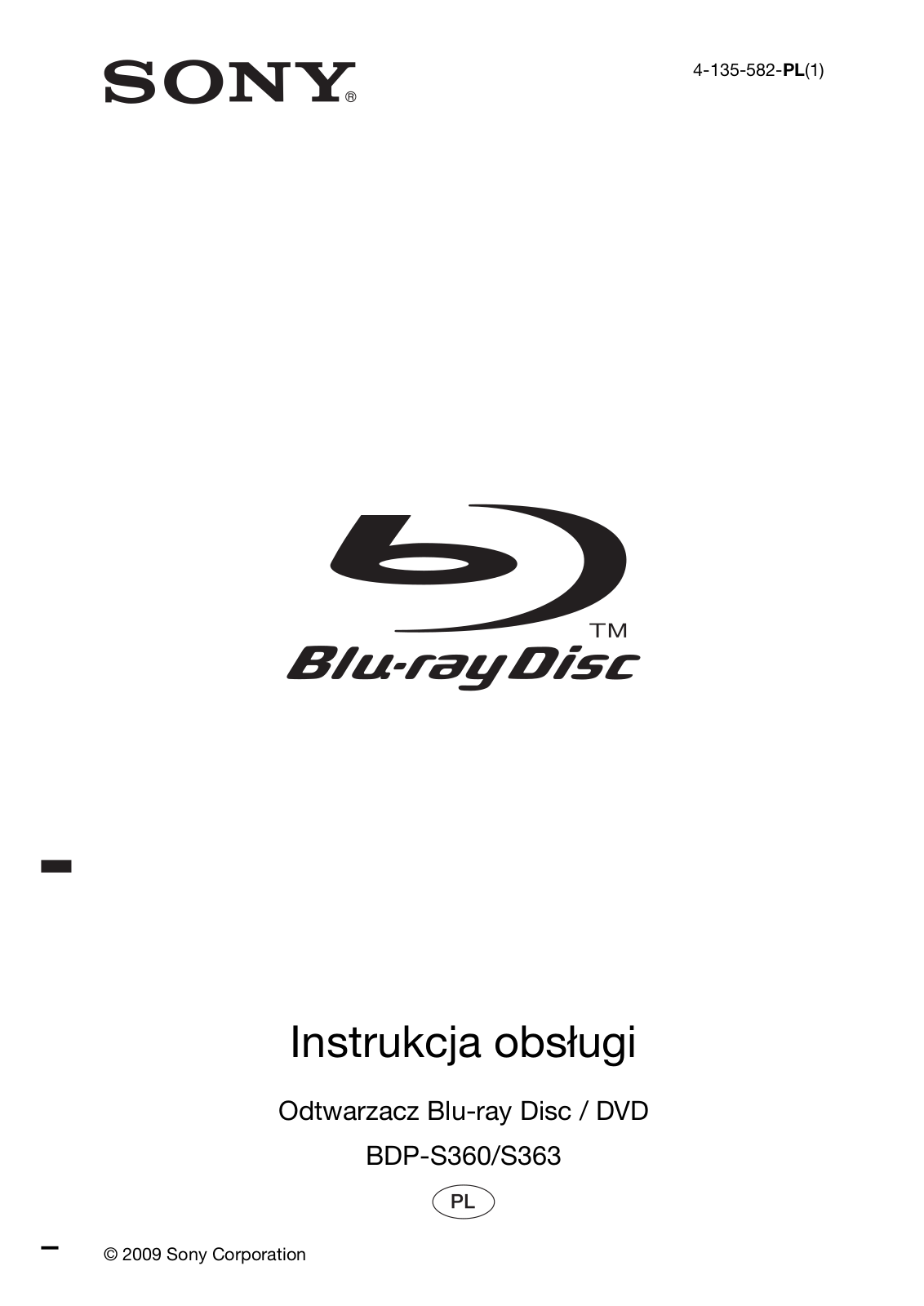 Sony BDP-S363, BDP-S360 User Manual