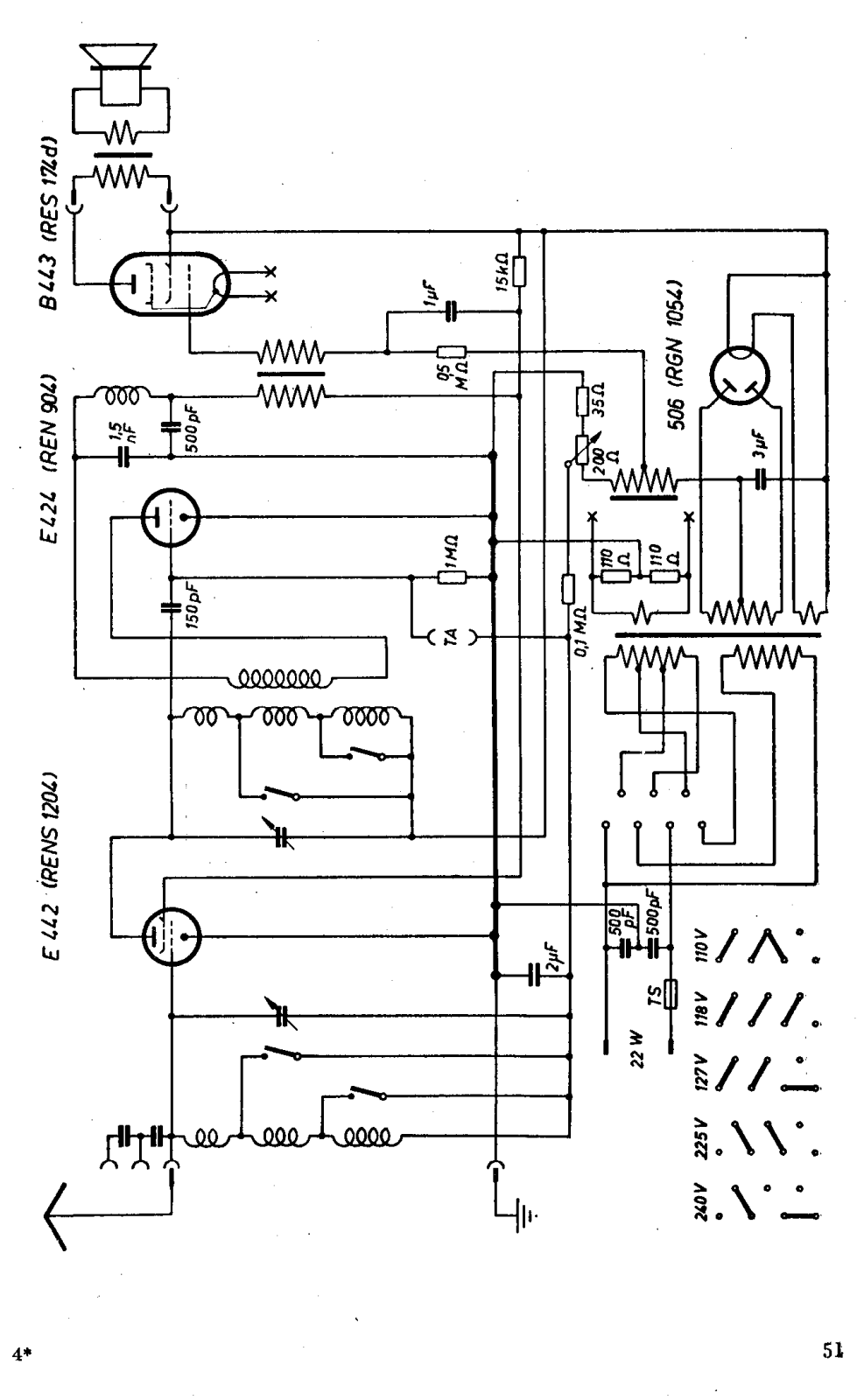 Philips 2534 Schematic