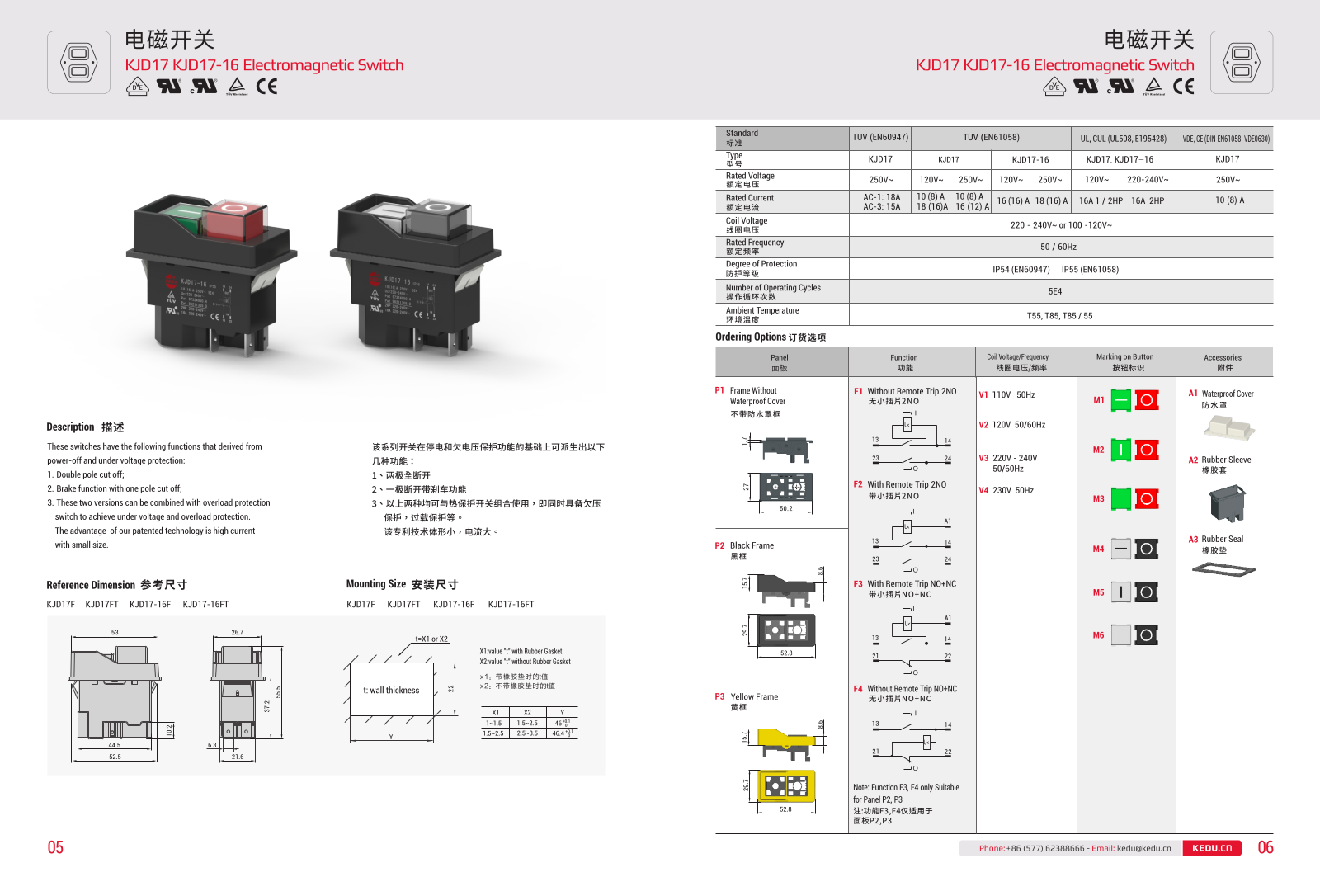 Datasheet KJD17-P3F1 Specification - ManualMachine.com