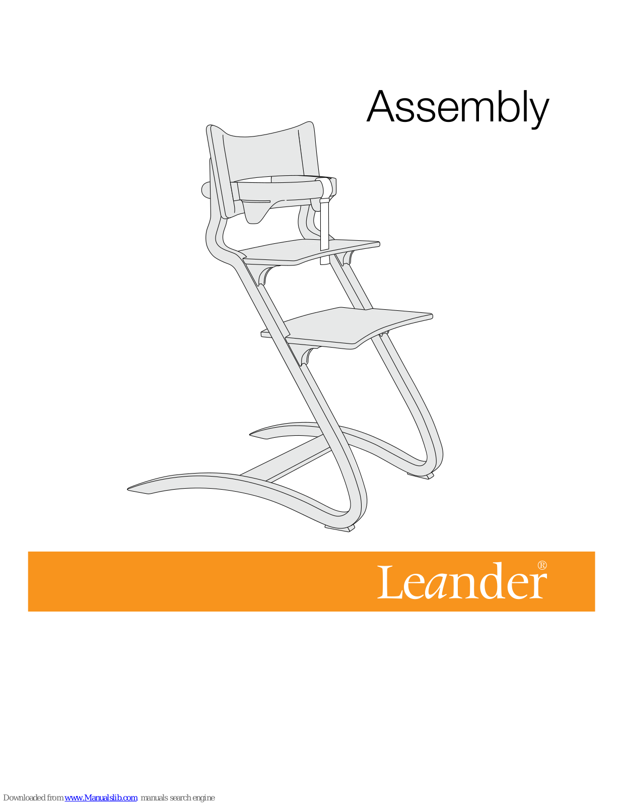 Leander HIGH CHAIR Assembly